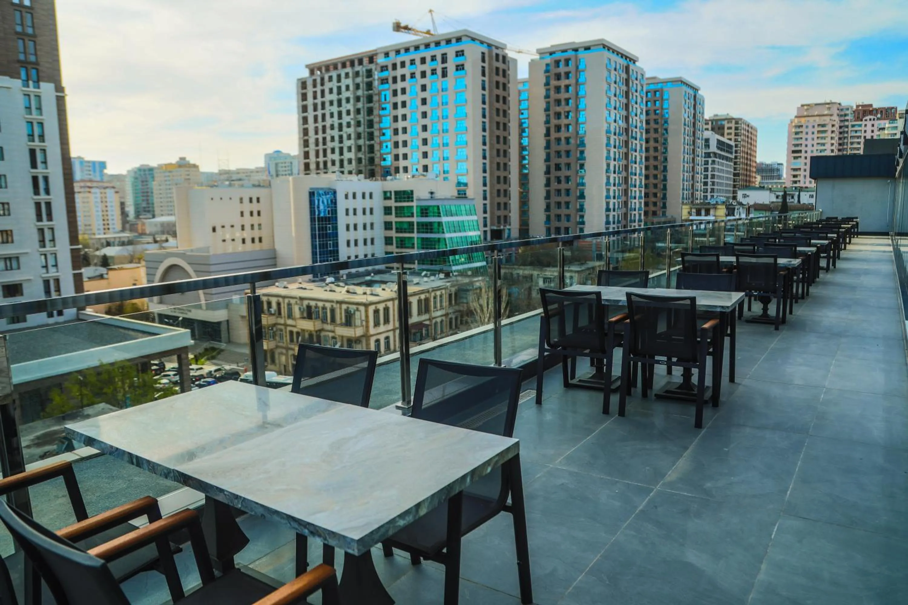 Balcony/Terrace in Iris Hotel Baku
