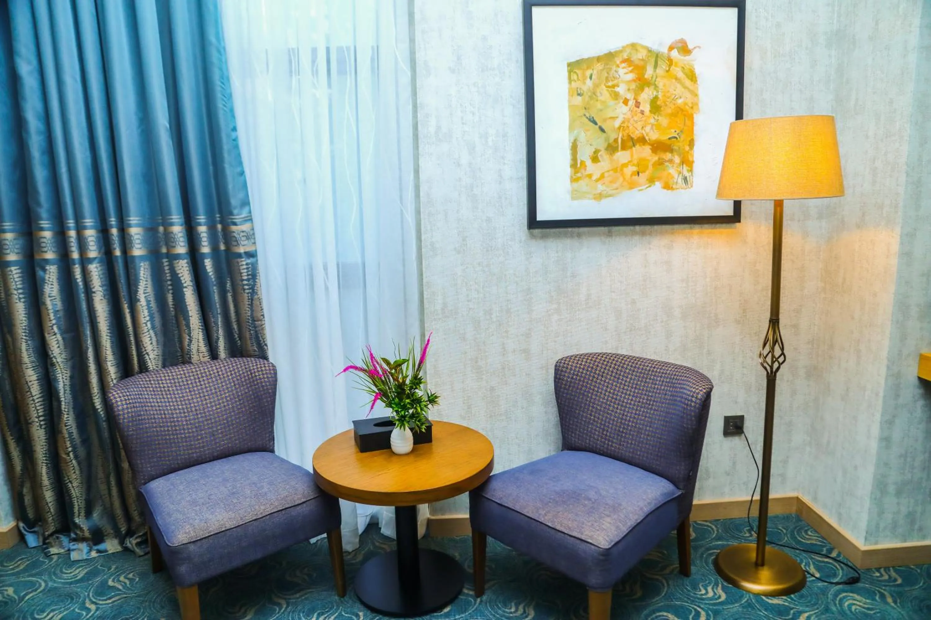 Living room in Iris Hotel Baku