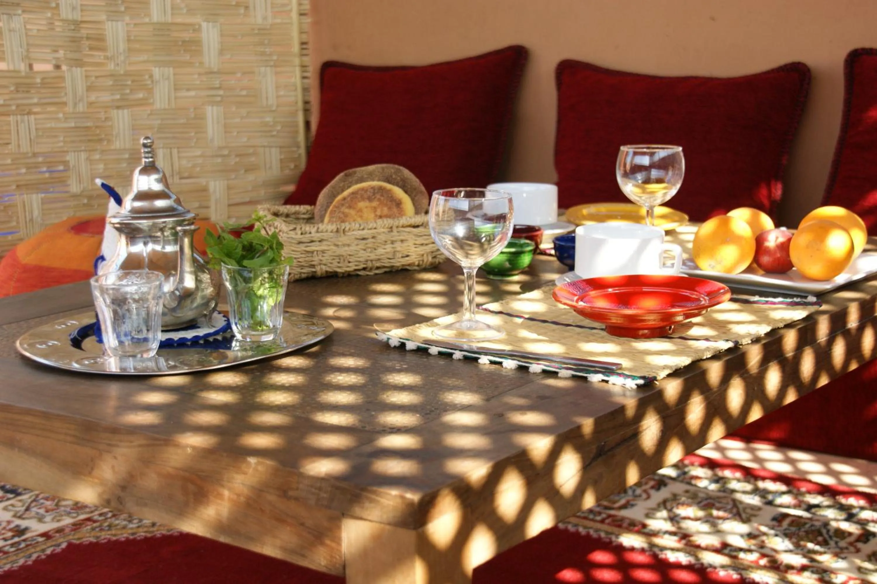 Lounge or bar in Riad Azenzer