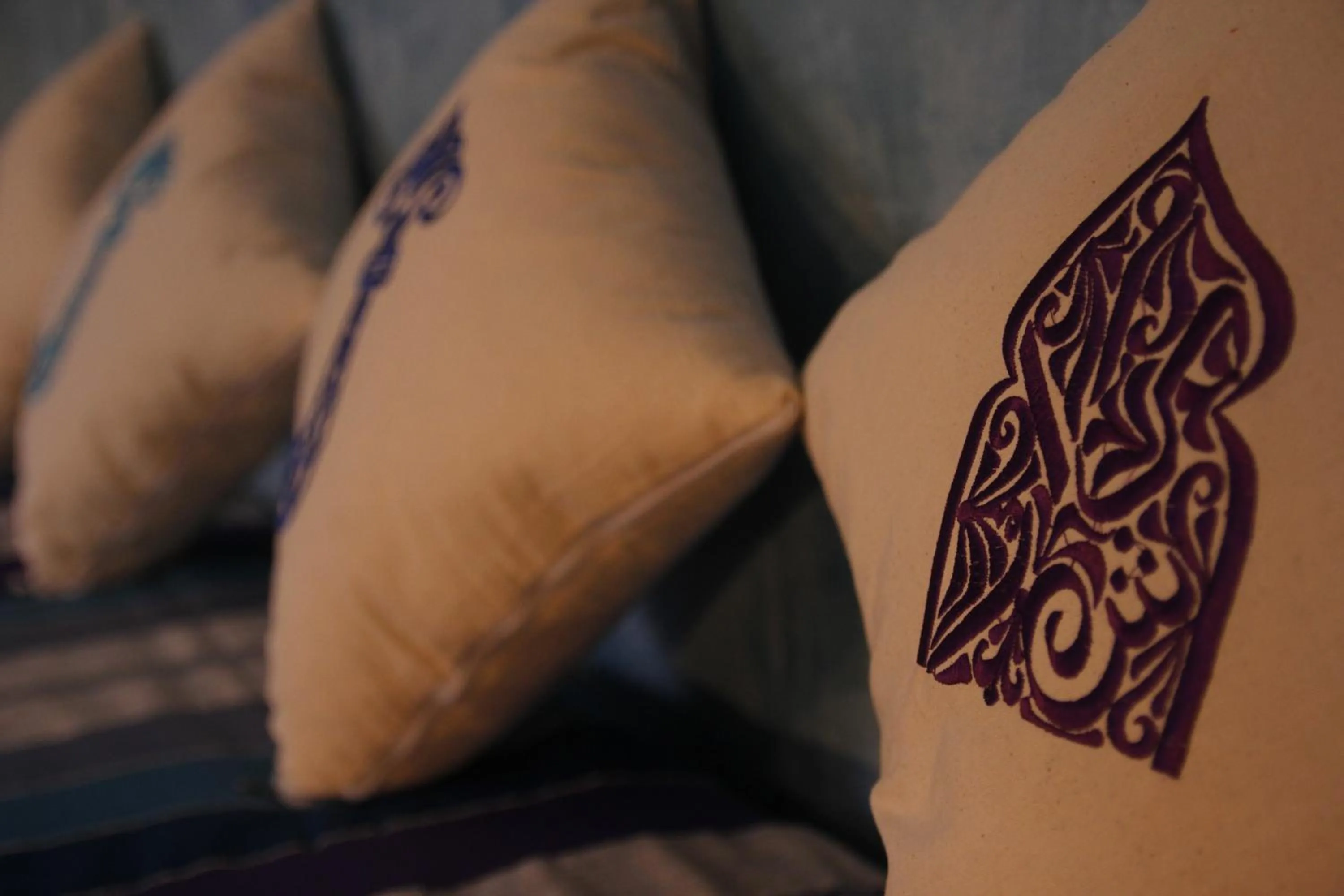 Decorative detail in Riad Azenzer