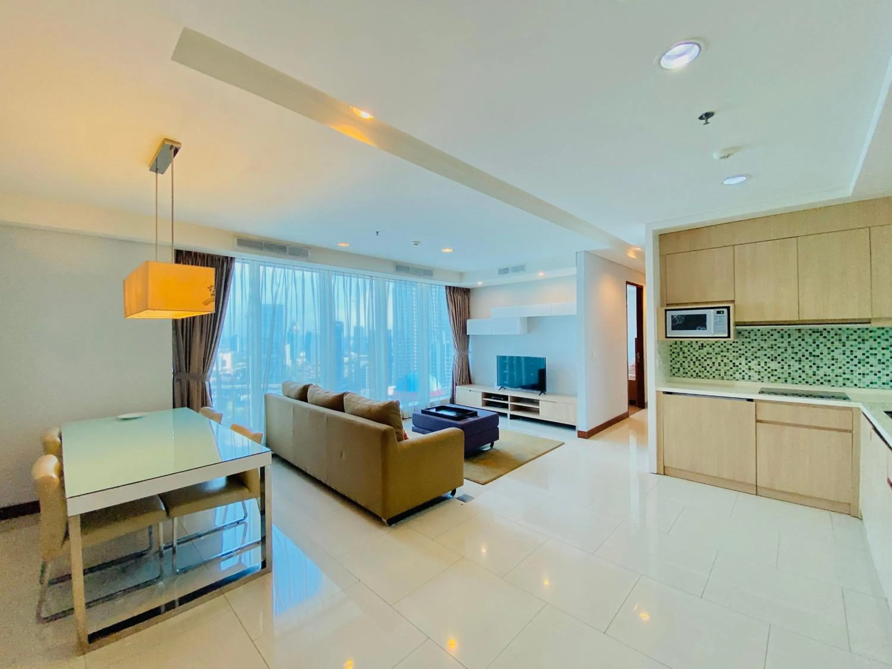 Kitchen or kitchenette in HABITARE Rasuna Jakarta