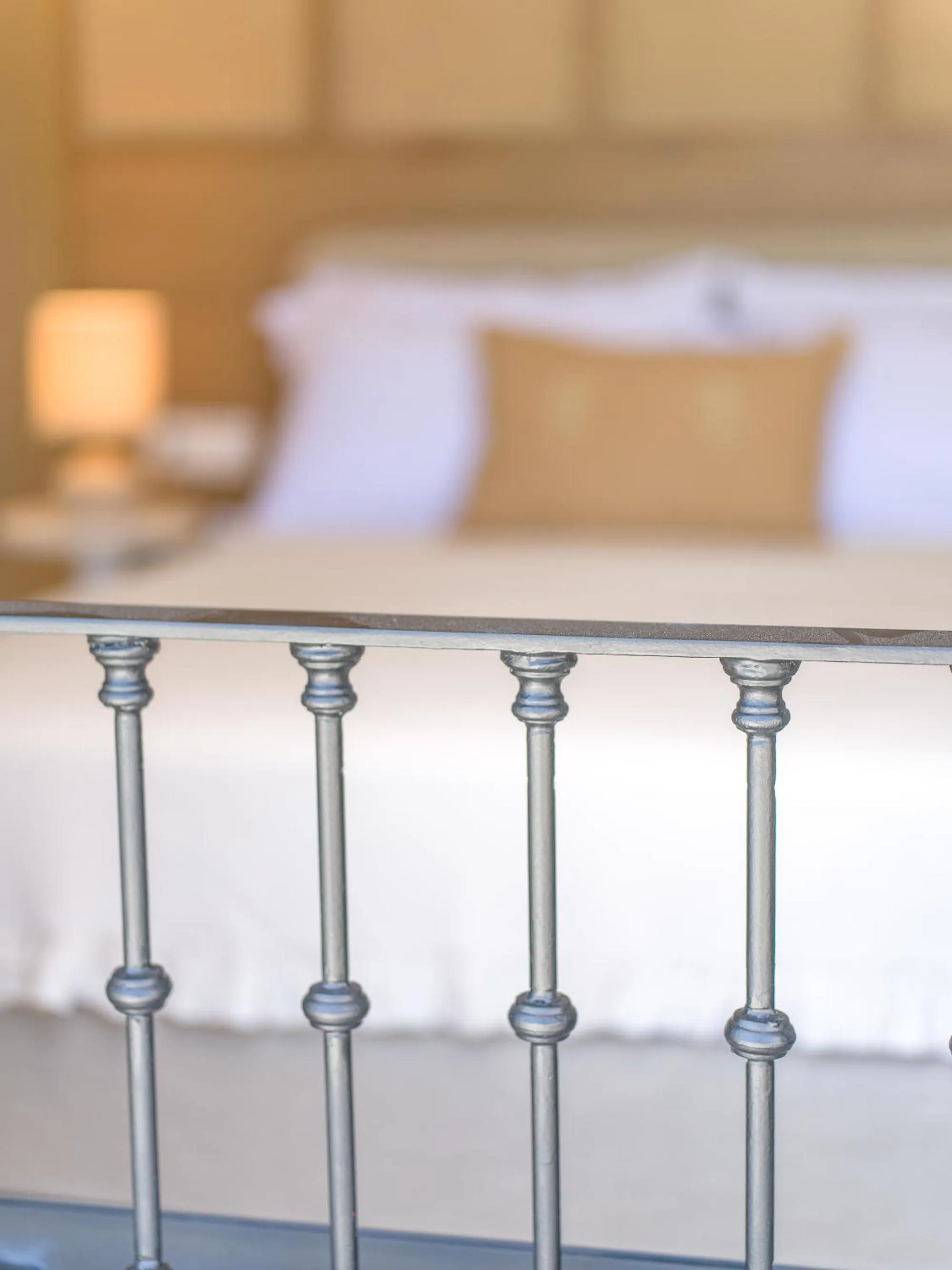 Decorative detail, Bed in Argostoli Essence Suites