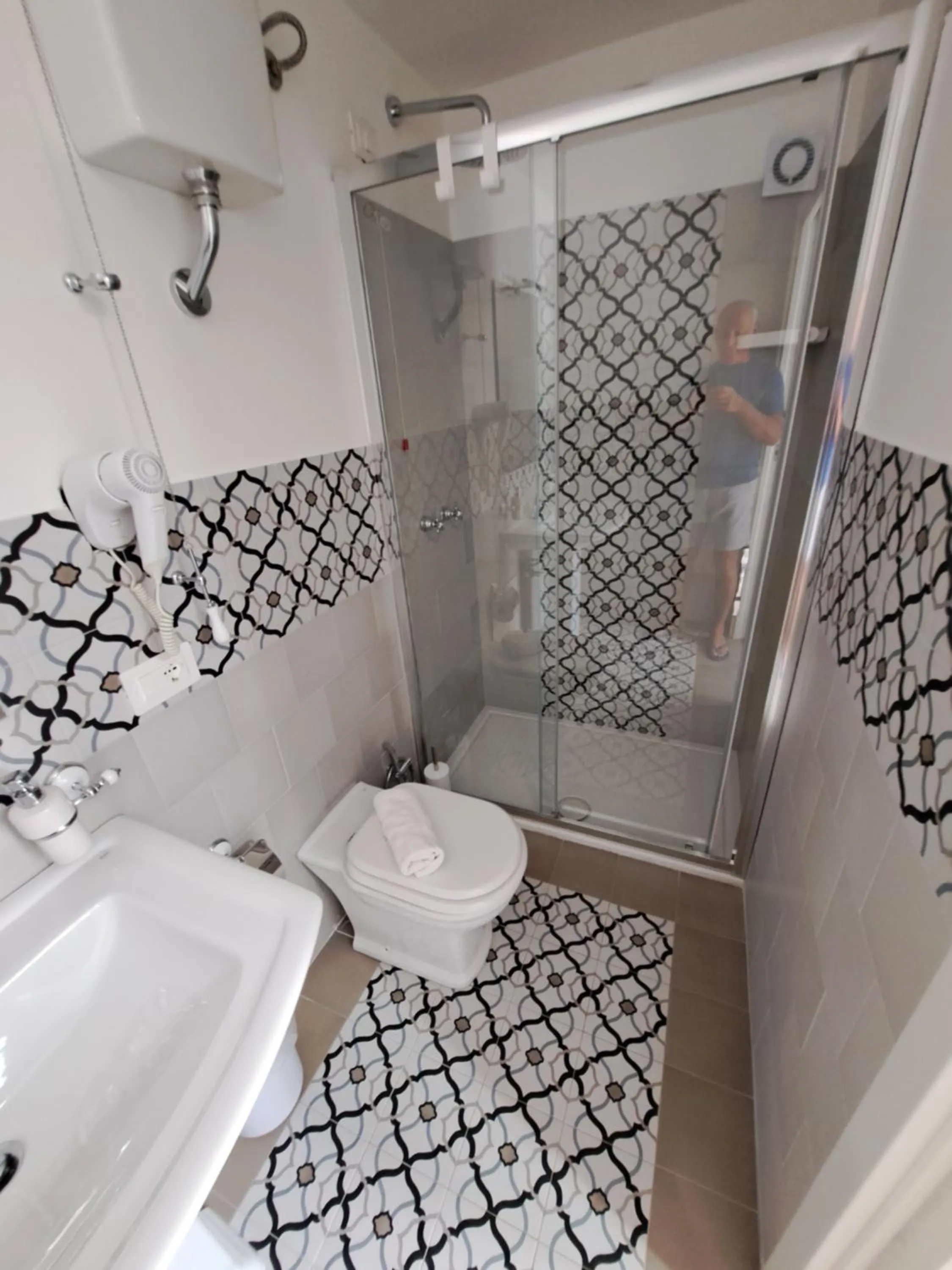 Bathroom in B&B Pepe Rosa Tropea