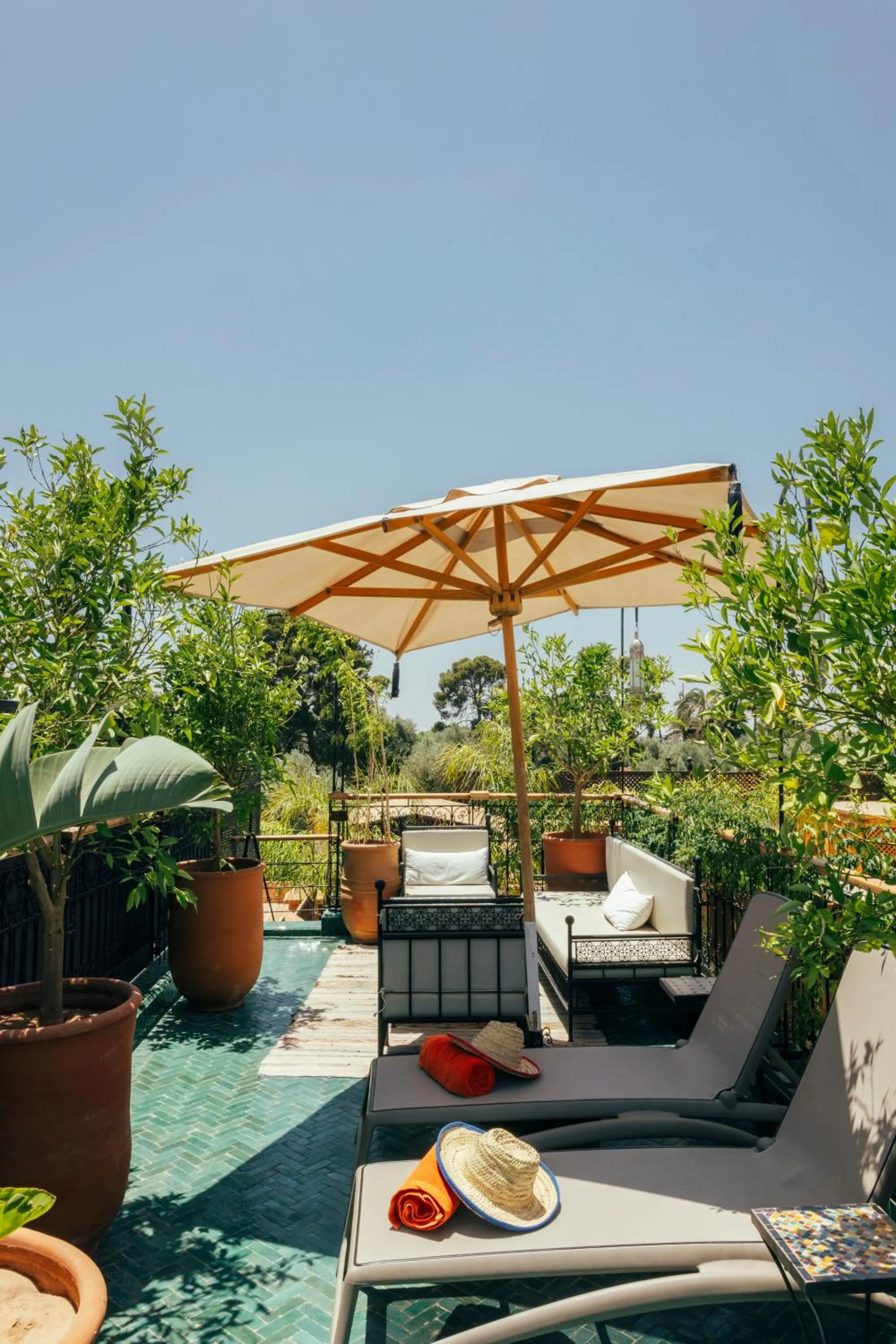 Balcony/Terrace in Riad Anya & SPA