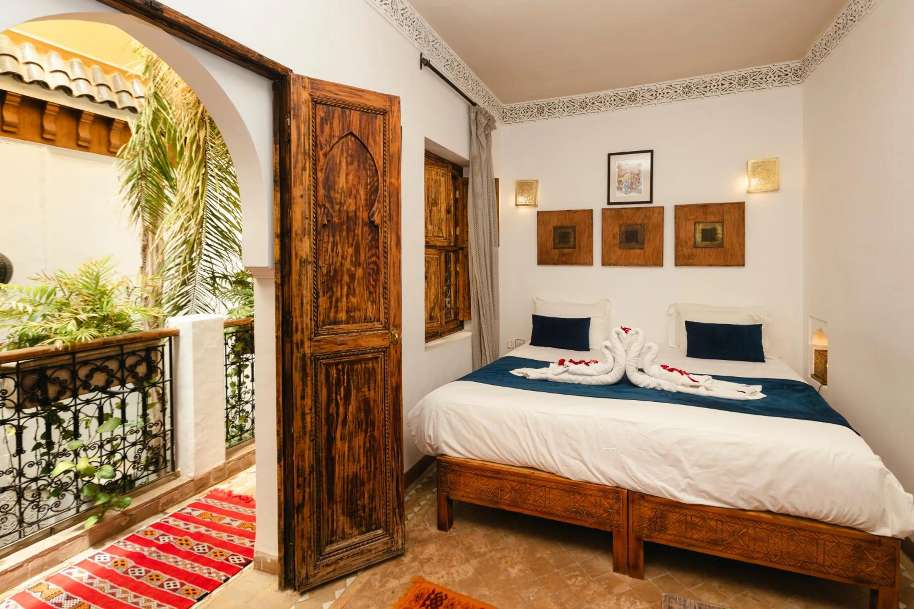 View (from property/room), Bed in Riad Anya & SPA