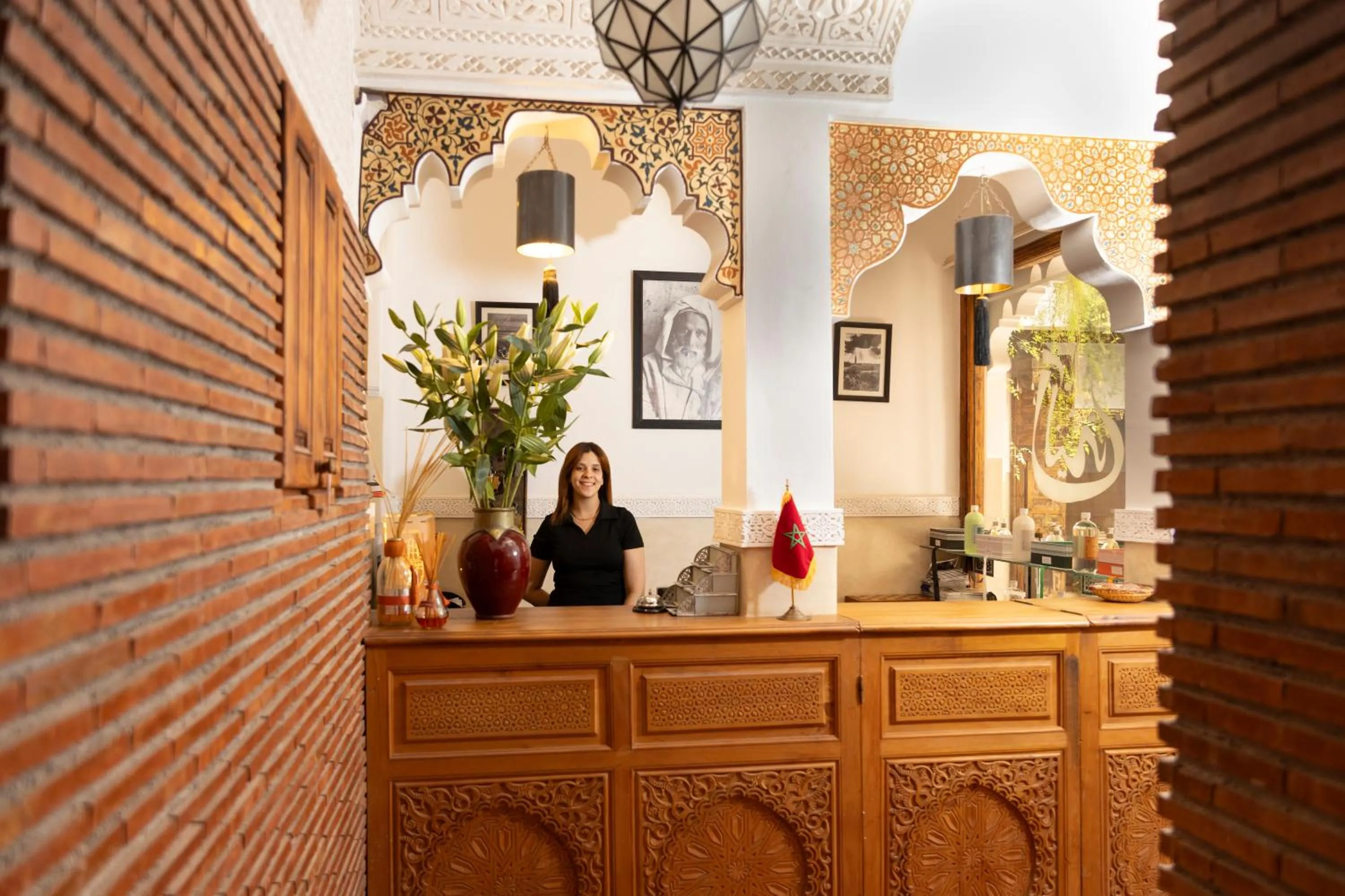 Lobby or reception in Riad Anya & SPA