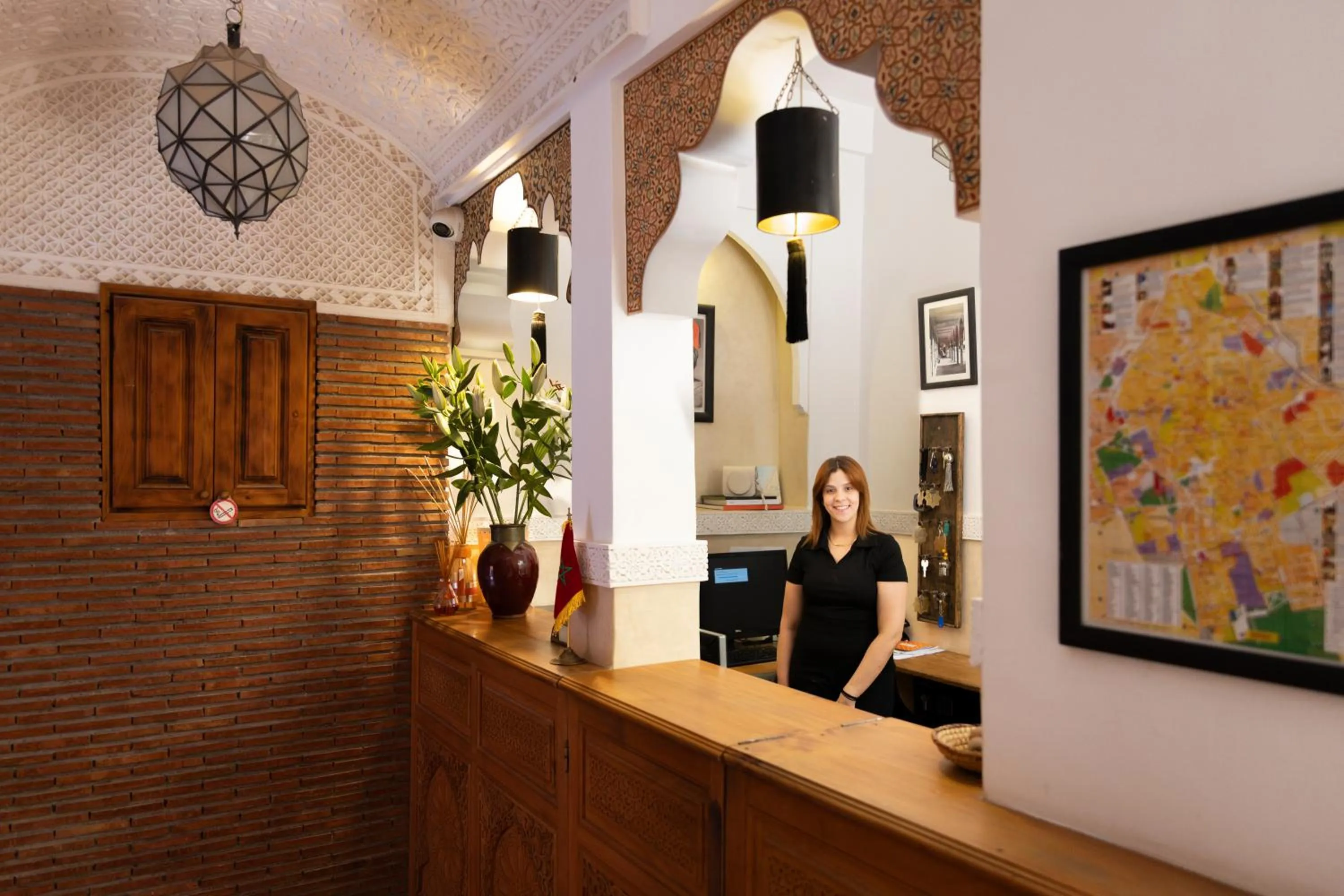 Lobby or reception in Riad Anya & SPA