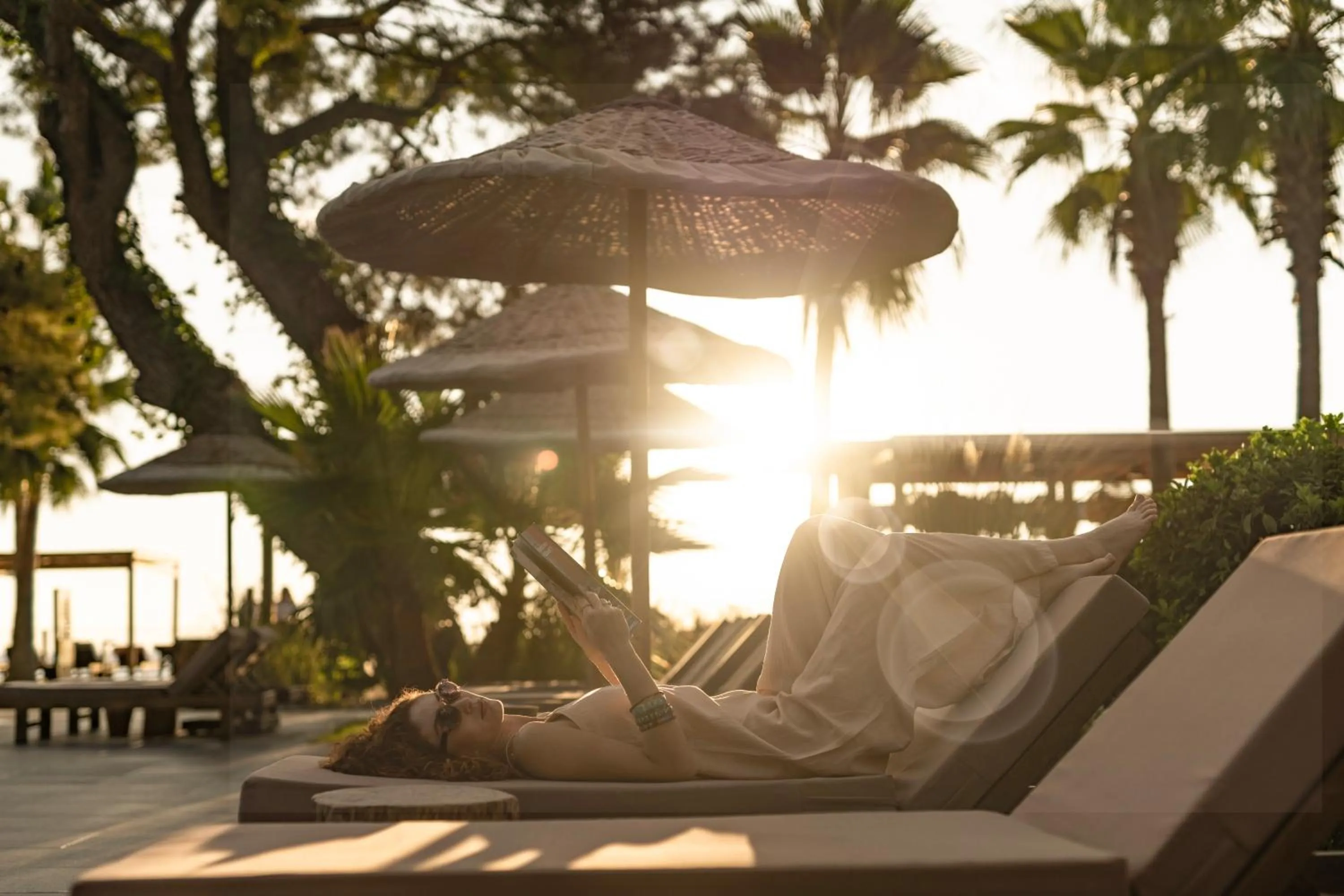 sunbed in Balmy Beach Resort Kemer