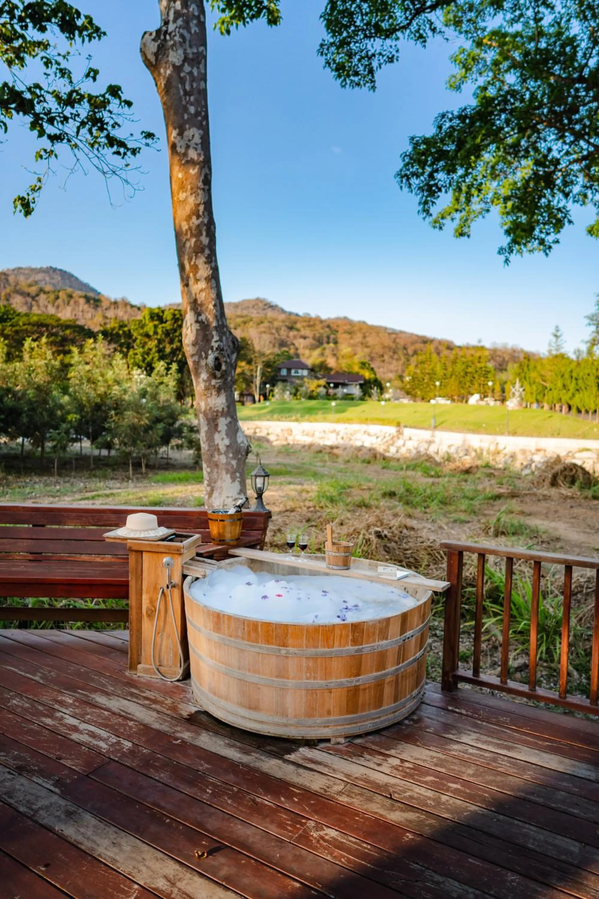 Bath in Thara Dara Khaoyai