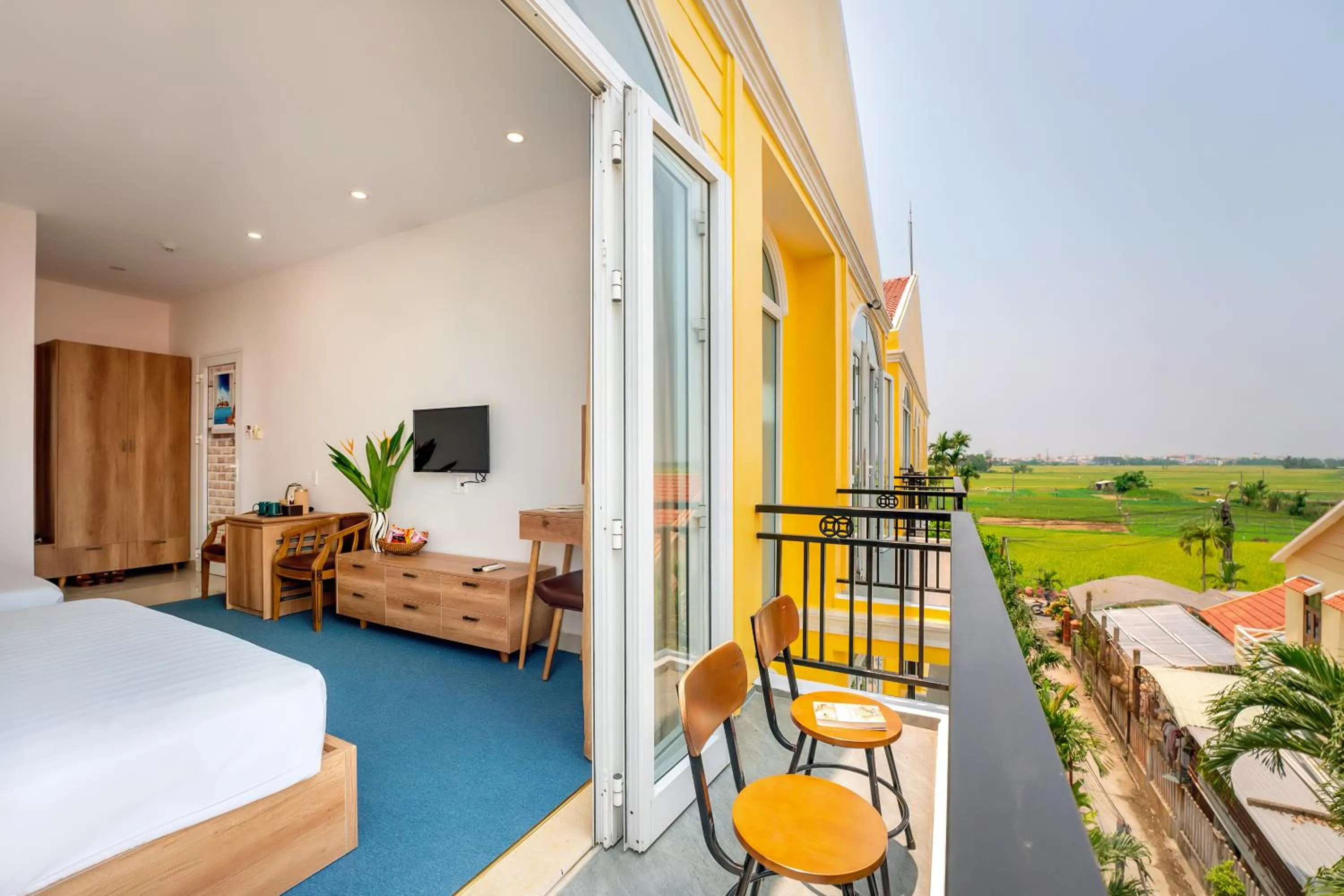 View (from property/room), Bed in Sam Retreat Hoi An Villa - Peaceful Rice-Field Retreat, 10 Minutes to Hoi An Old Town