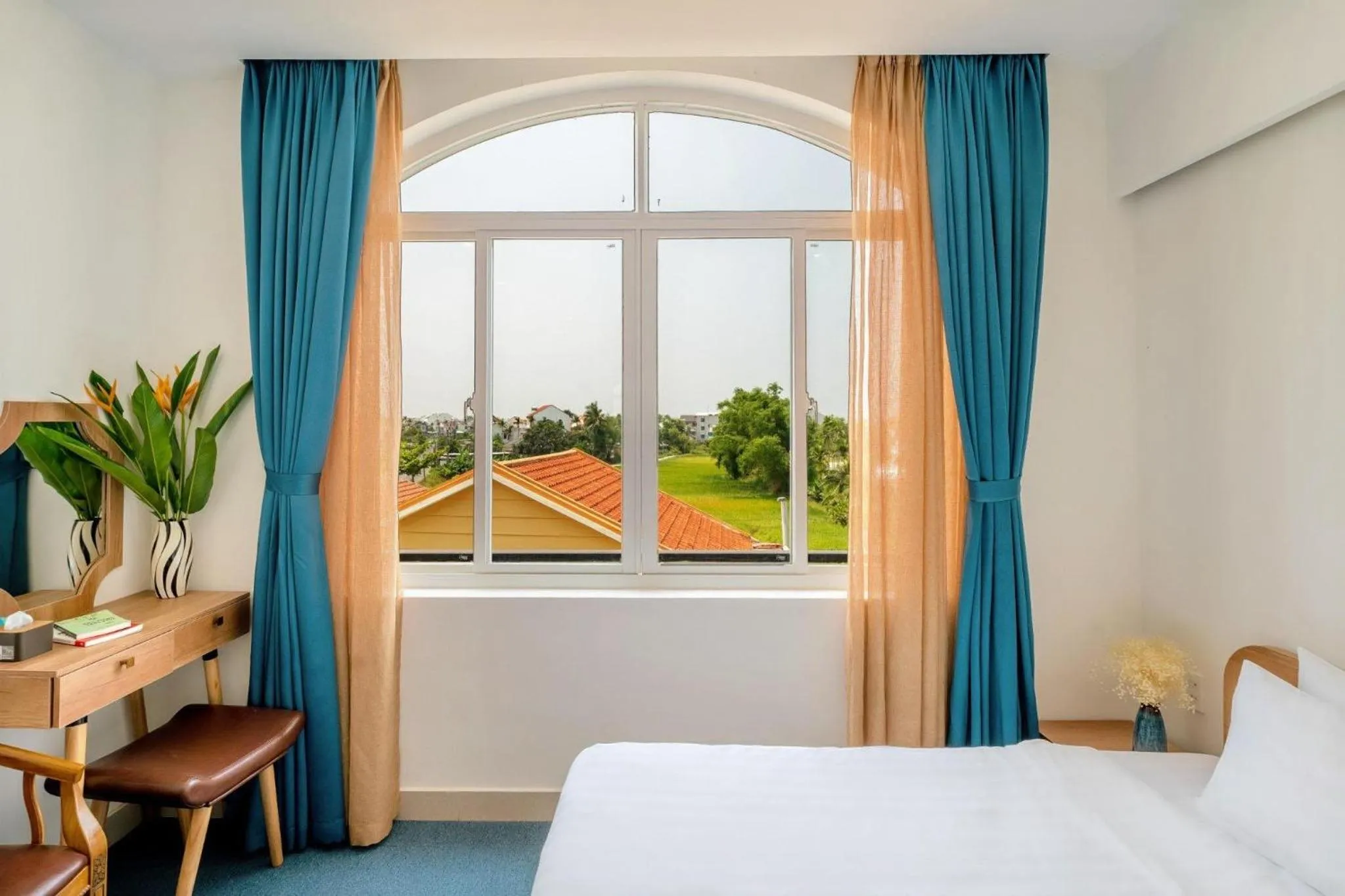 Bedroom, Bed in Sam Retreat Hoi An Villa - Peaceful Rice-Field Retreat, 10 Minutes to Hoi An Old Town