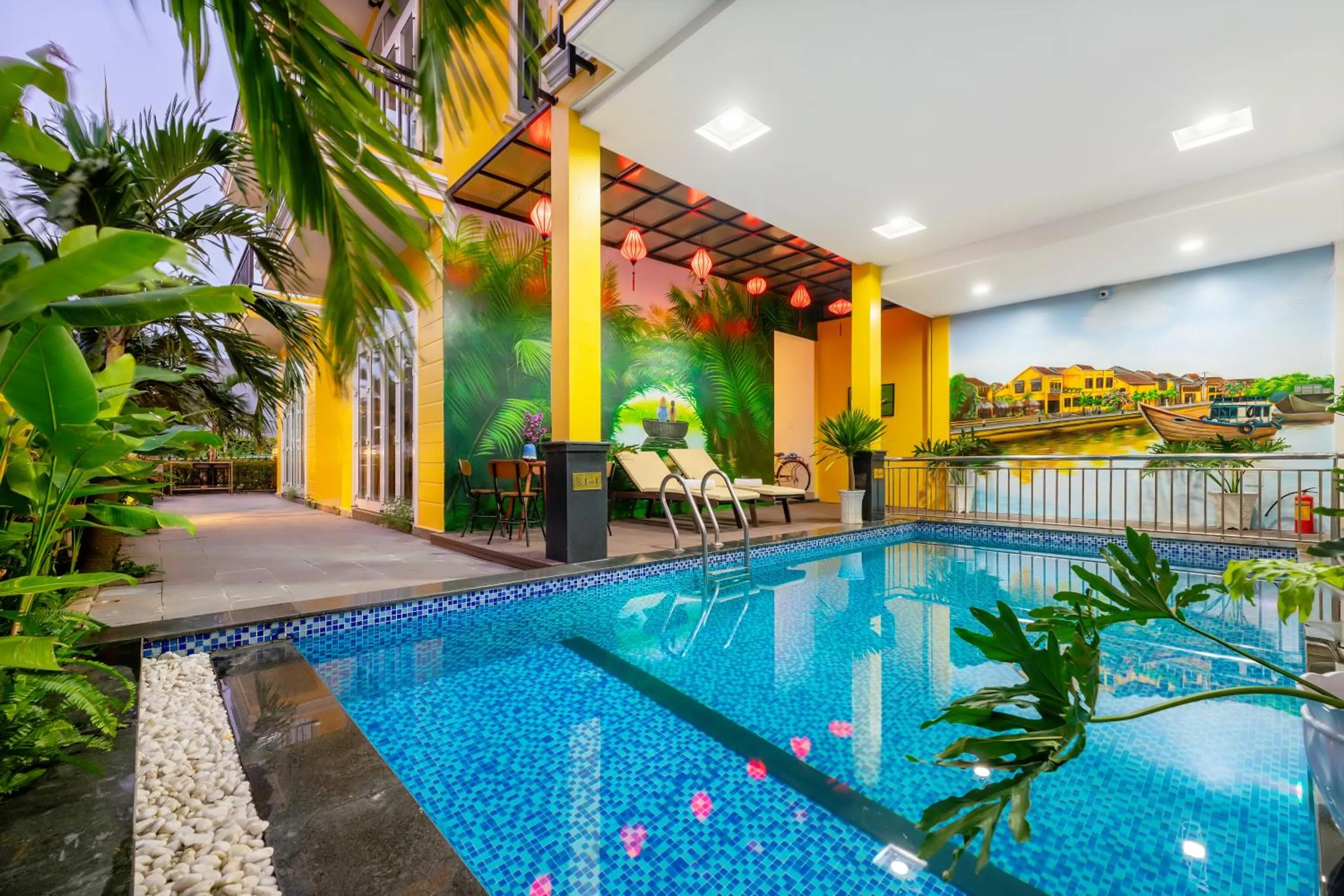 Swimming pool in Sam Retreat Hoi An Villa - Peaceful Rice-Field Retreat, 10 Minutes to Hoi An Old Town