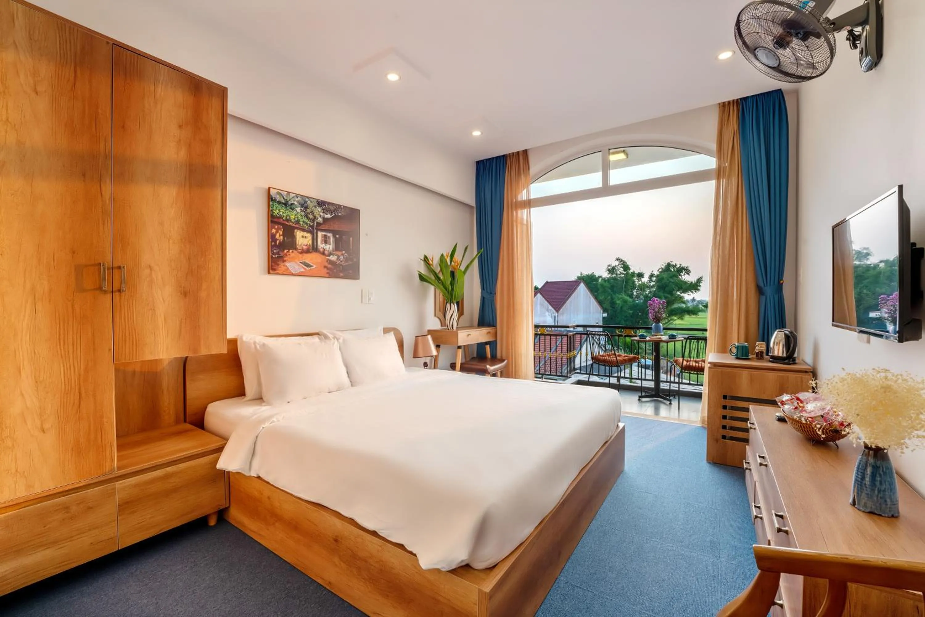 Bedroom, Bed in Sam Retreat Hoi An Villa - Peaceful Rice-Field Retreat, 10 Minutes to Hoi An Old Town