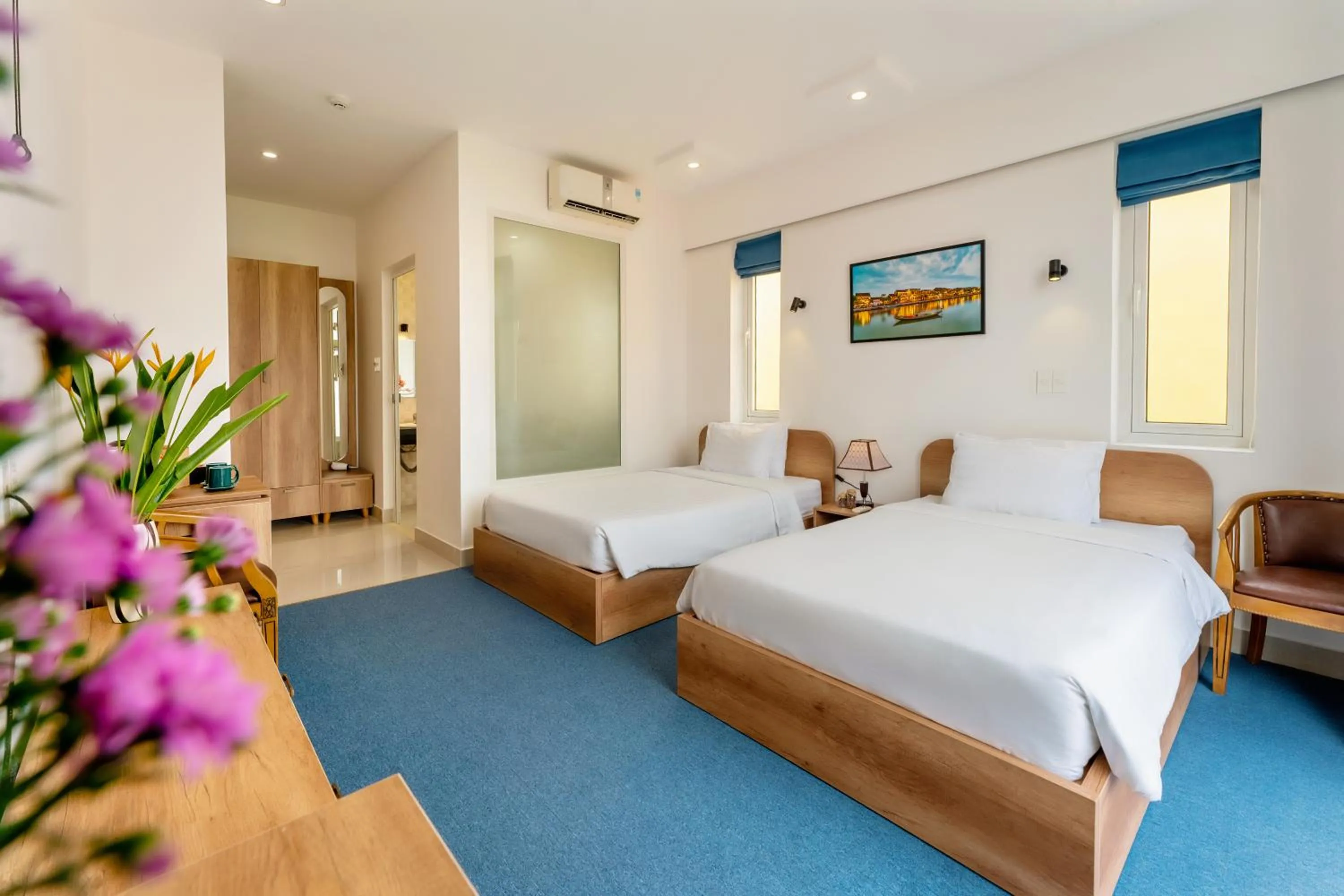 Bed in Sam Retreat Hoi An Villa - Peaceful Rice-Field Retreat, 10 Minutes to Hoi An Old Town