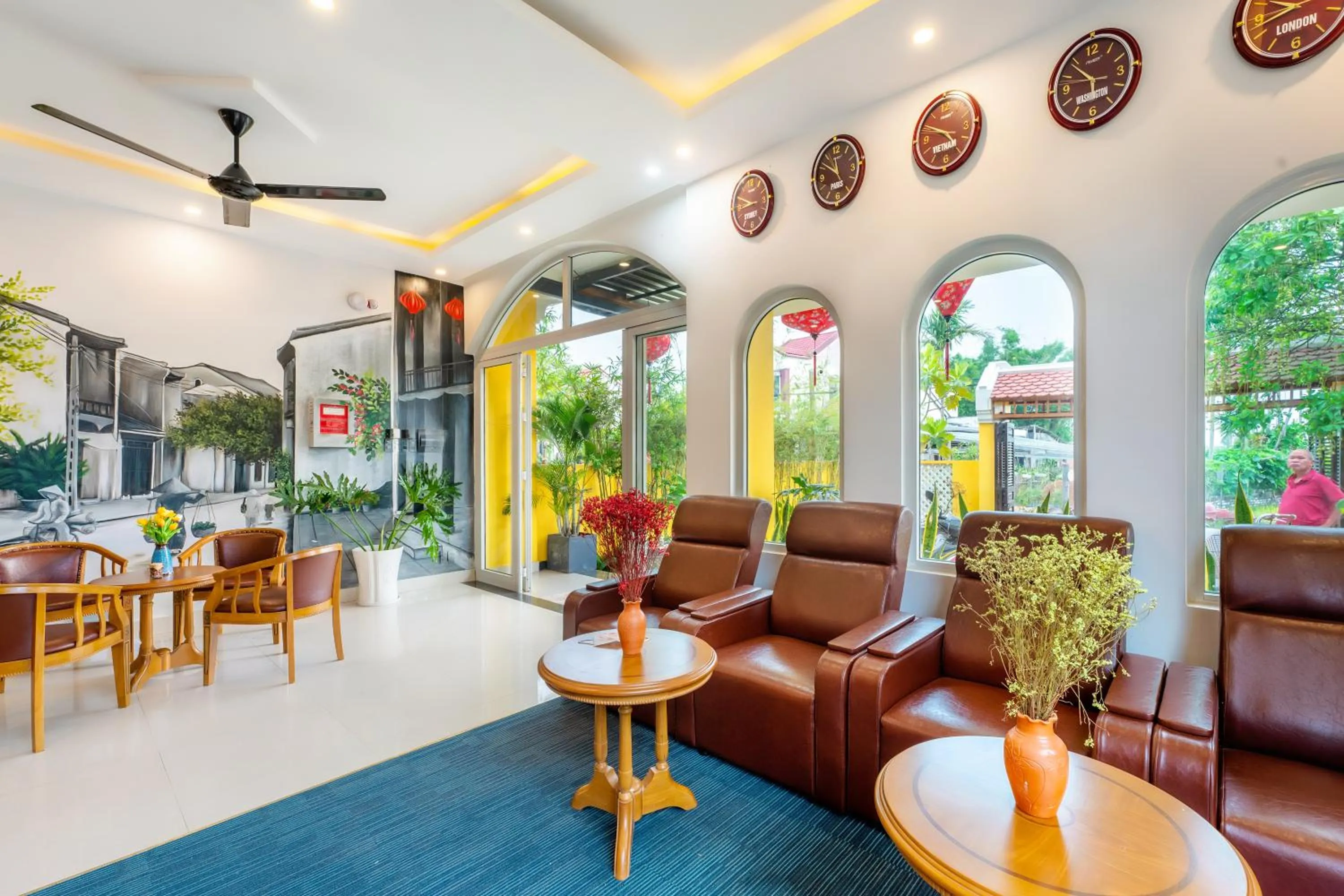 Living room in Sam Retreat Hoi An Villa - Peaceful Rice-Field Retreat, 10 Minutes to Hoi An Old Town