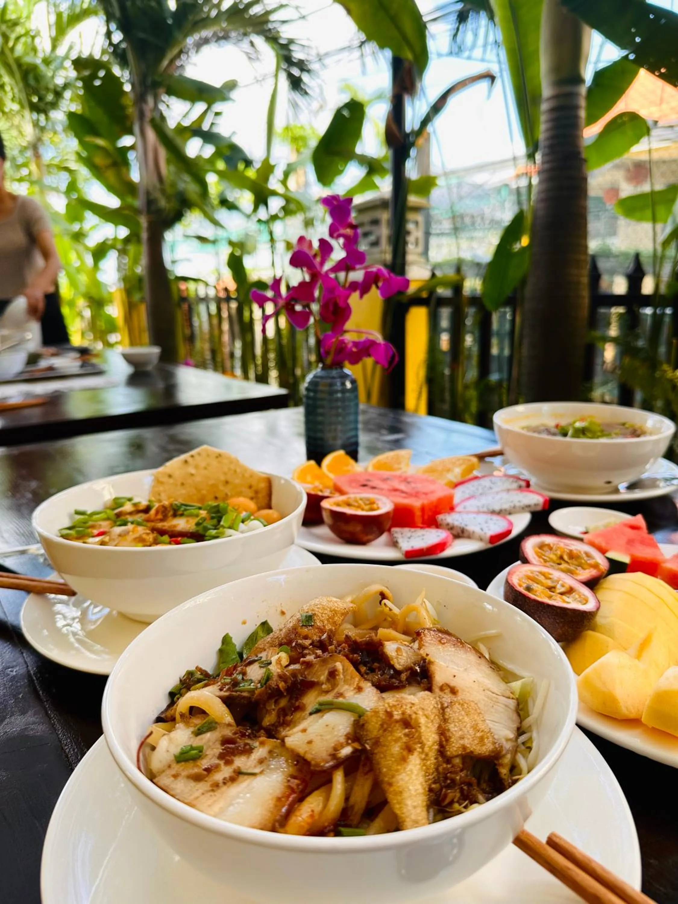 Breakfast in Sam Retreat Hoi An Villa - Peaceful Rice-Field Retreat, 10 Minutes to Hoi An Old Town