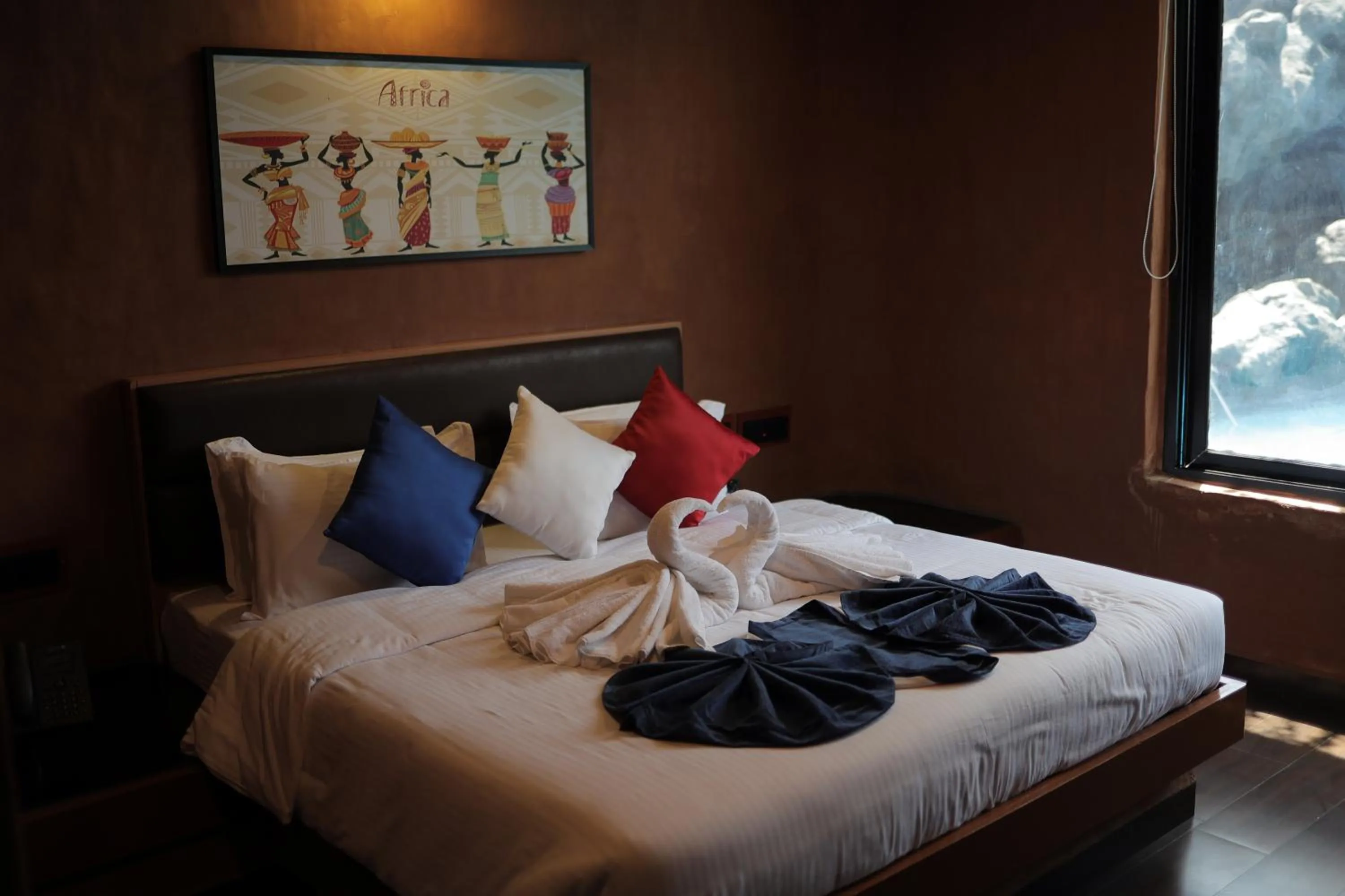 Bed in MJ Avyanna Resort & Convention Centre, Bengaluru