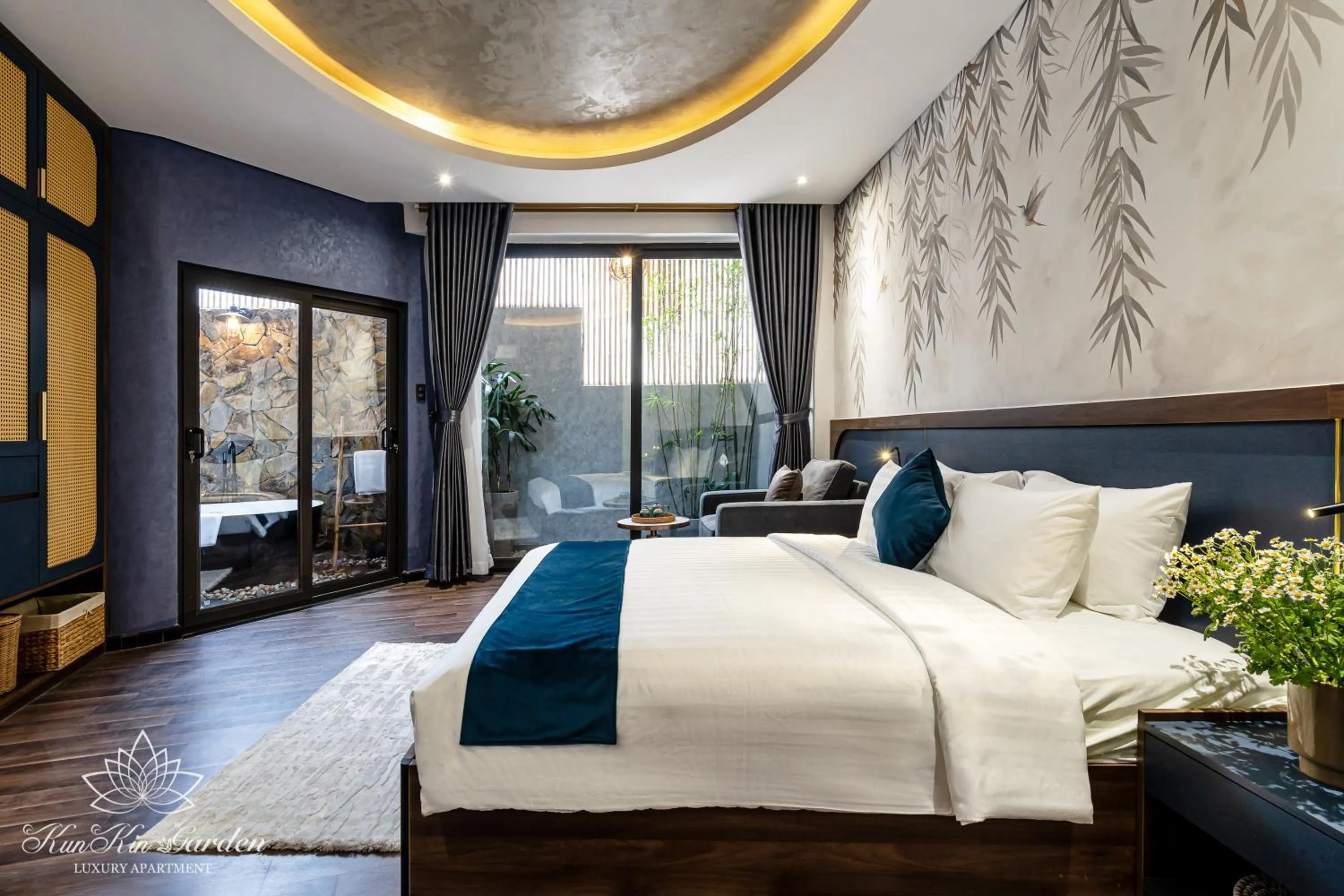 Photo of the whole room, Bed in KunKin Garden Aparthotel