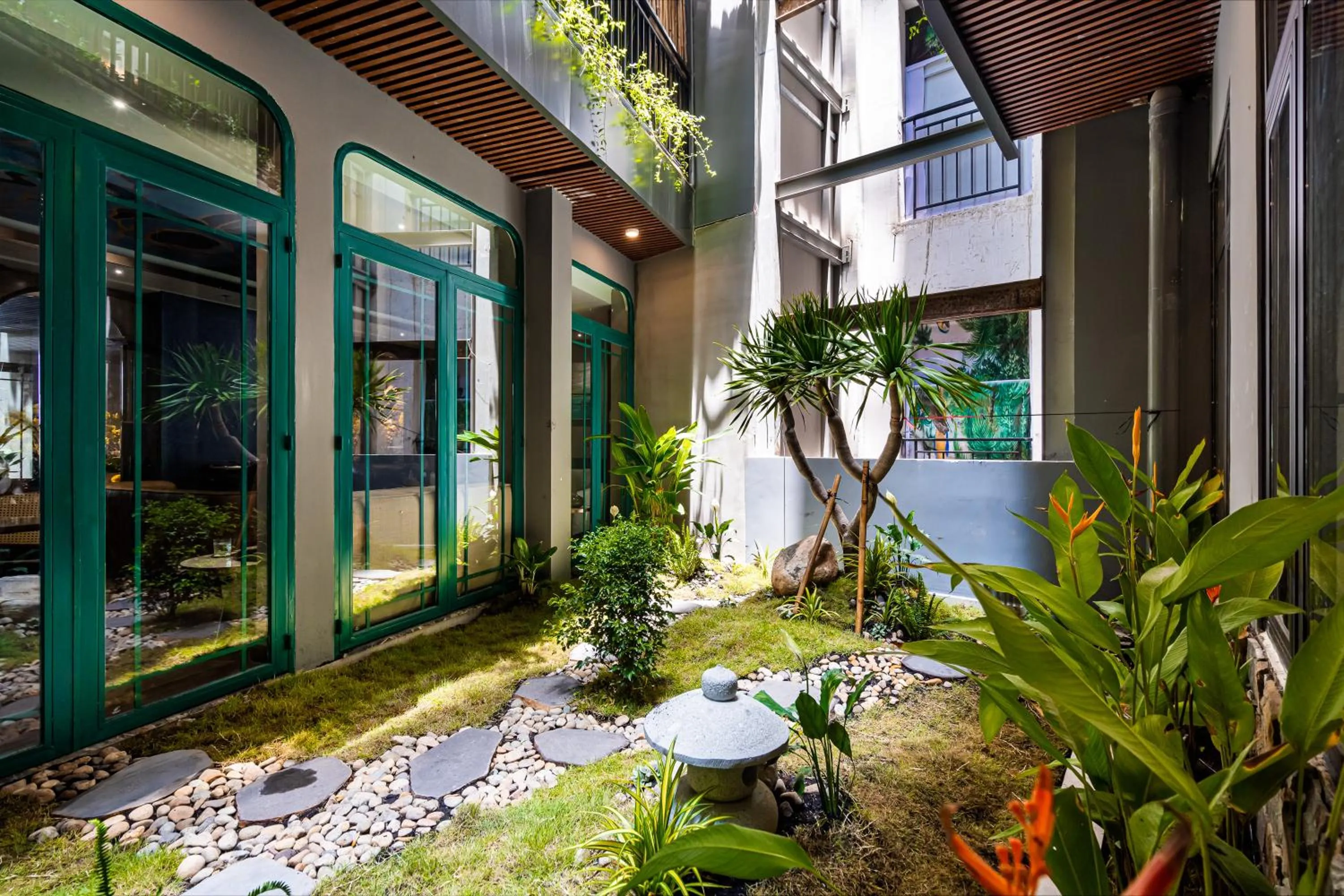 View (from property/room) in KunKin Garden Aparthotel