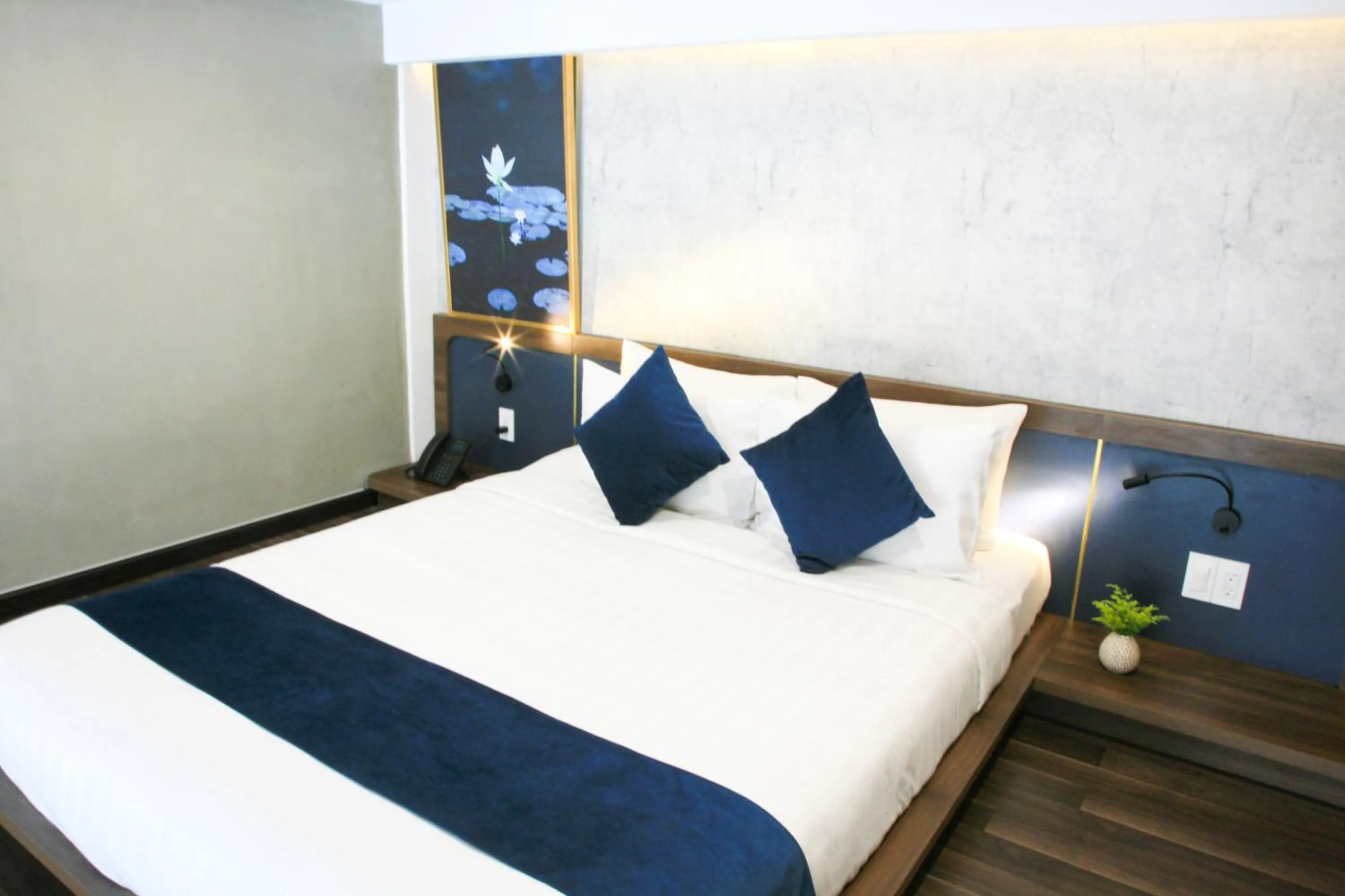 Bedroom, Bed in KunKin Garden Aparthotel