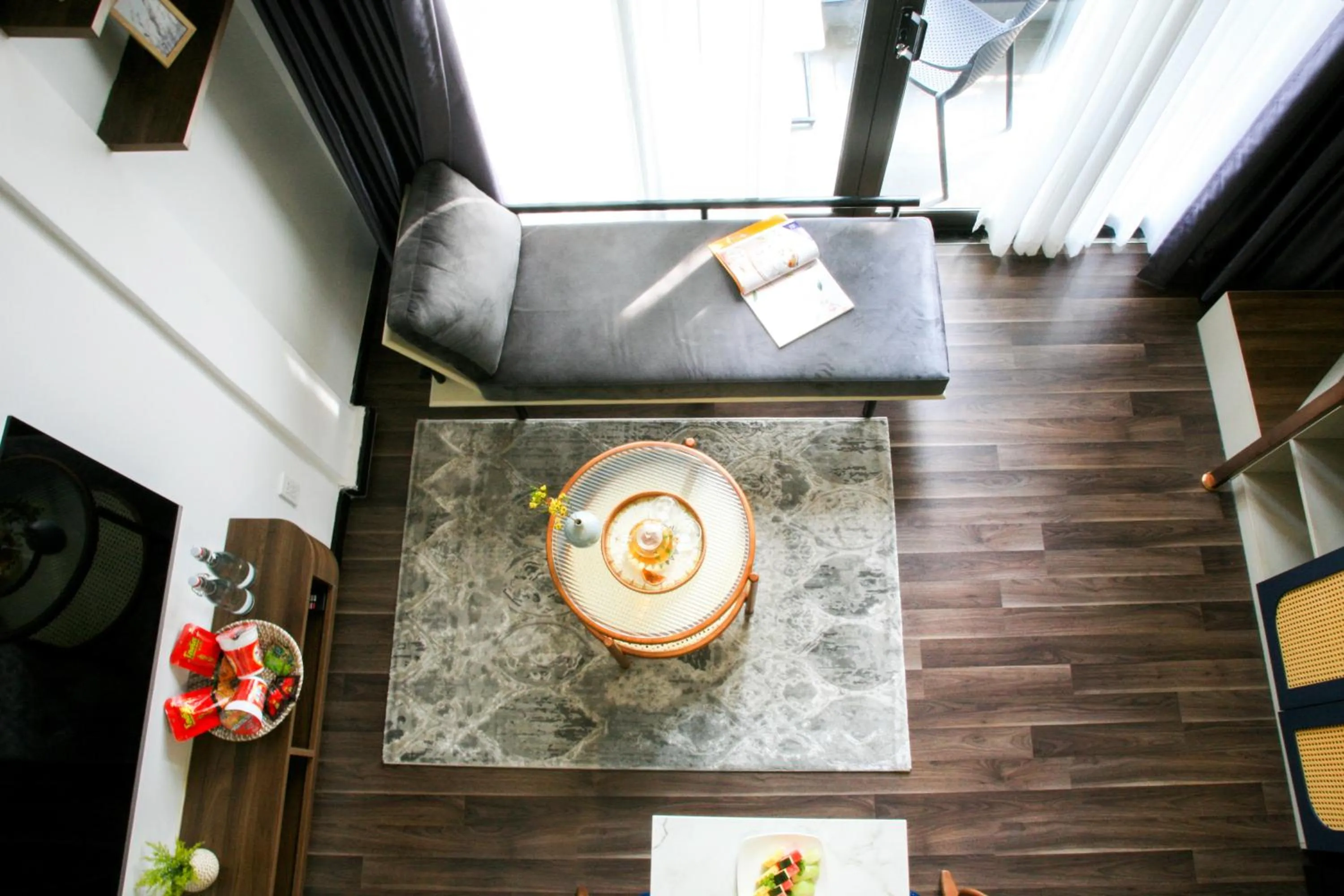 Living room in KunKin Garden Aparthotel