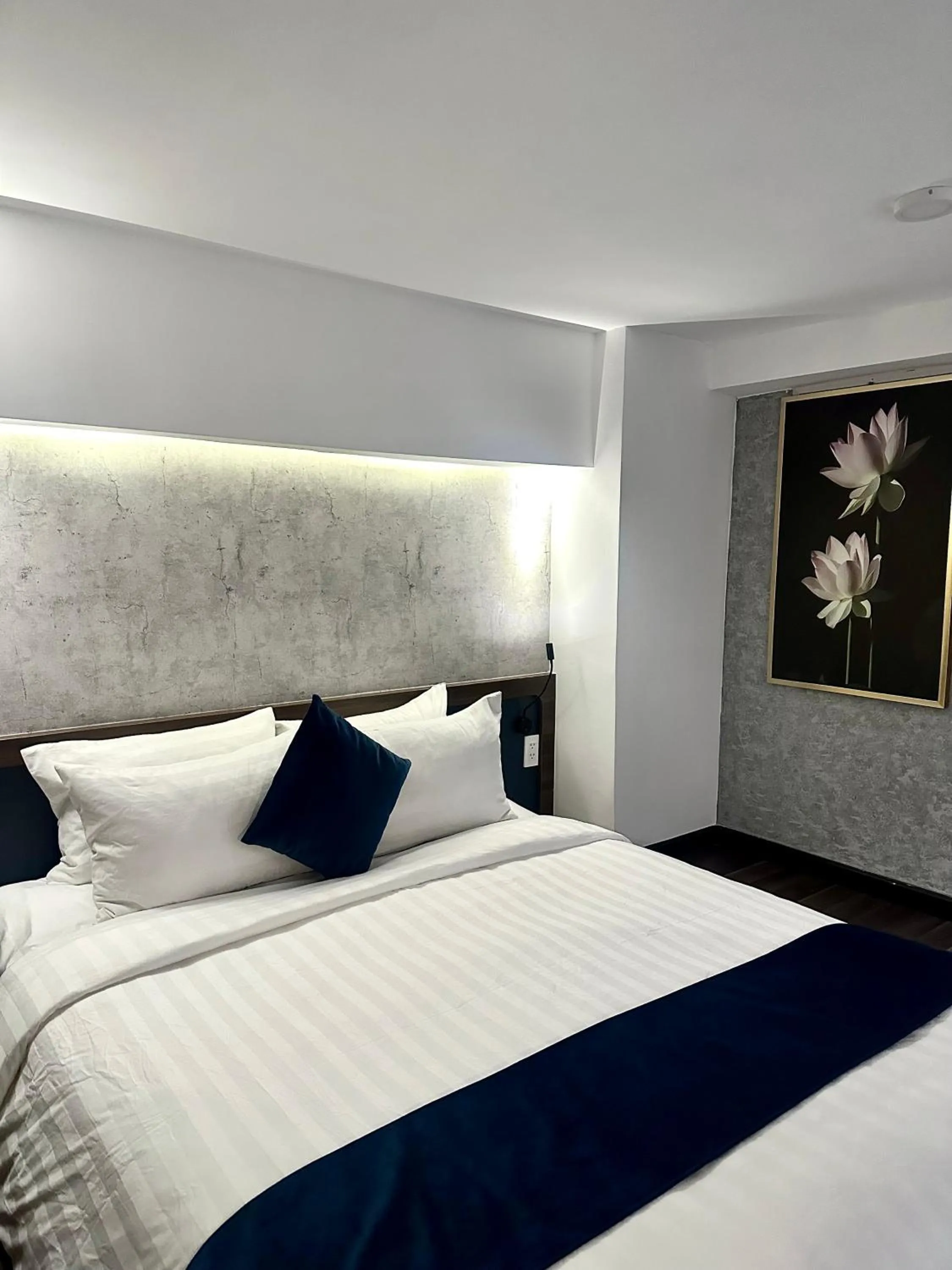 Bed in KunKin Garden Aparthotel