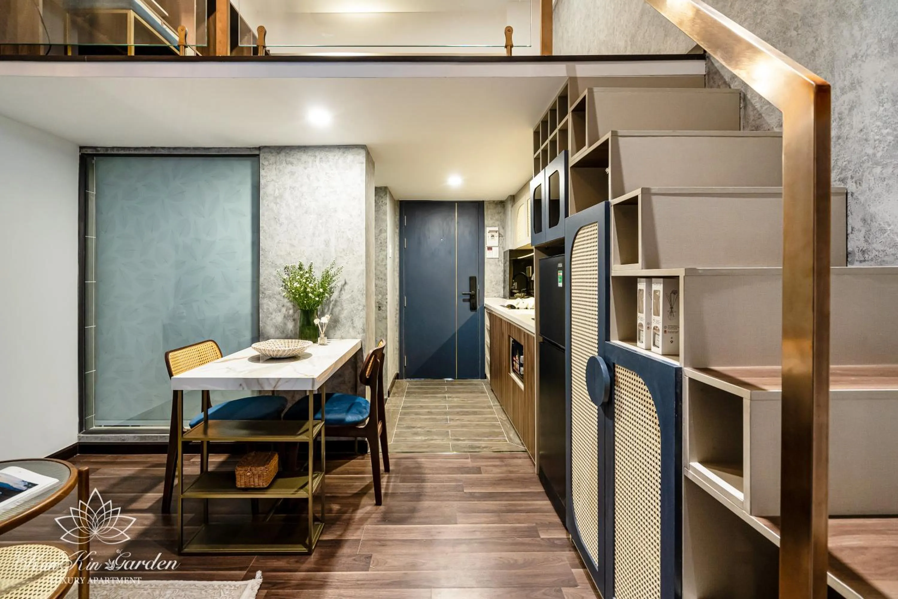 Living room in KunKin Garden Aparthotel