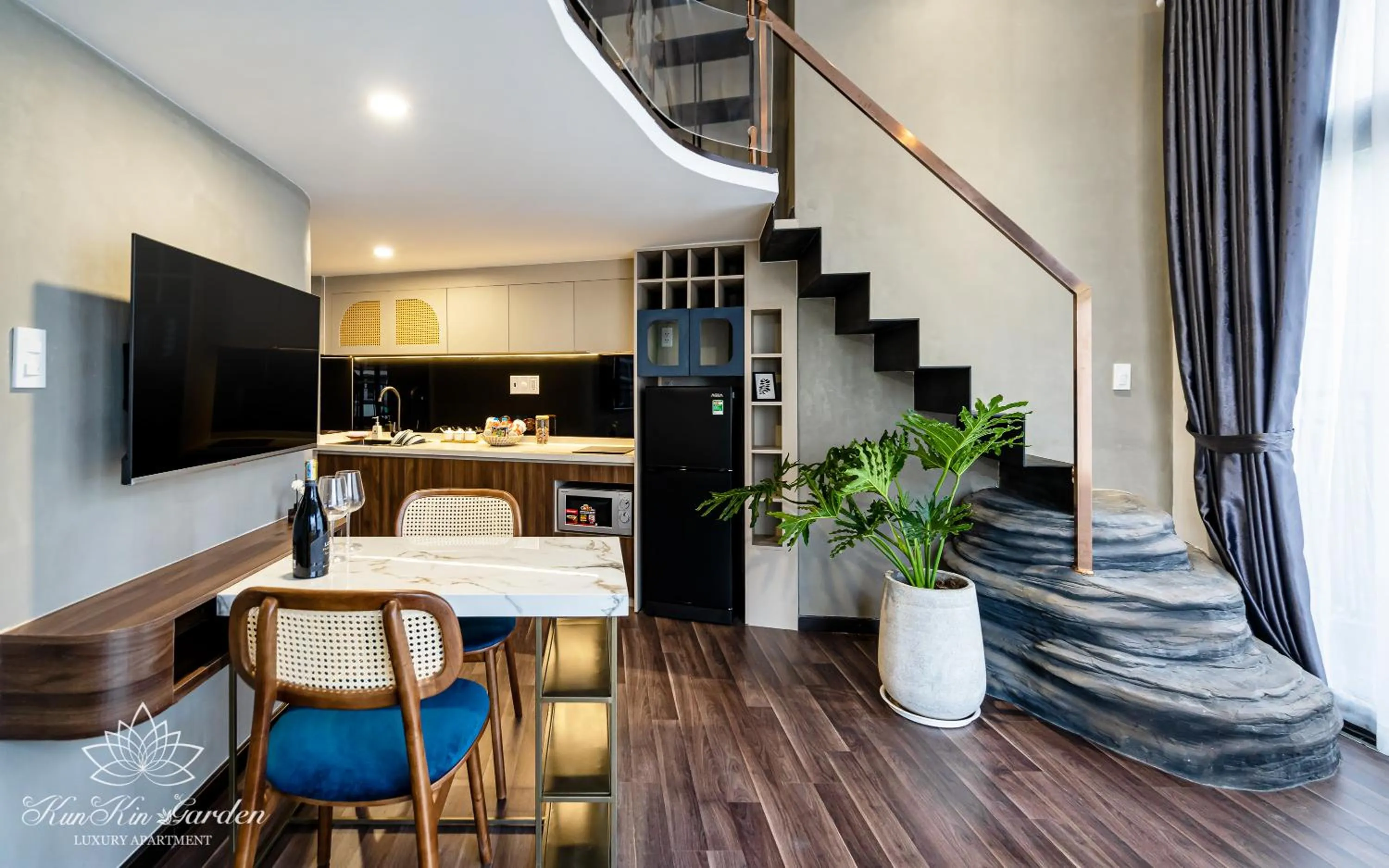 Area and facilities in KunKin Garden Aparthotel