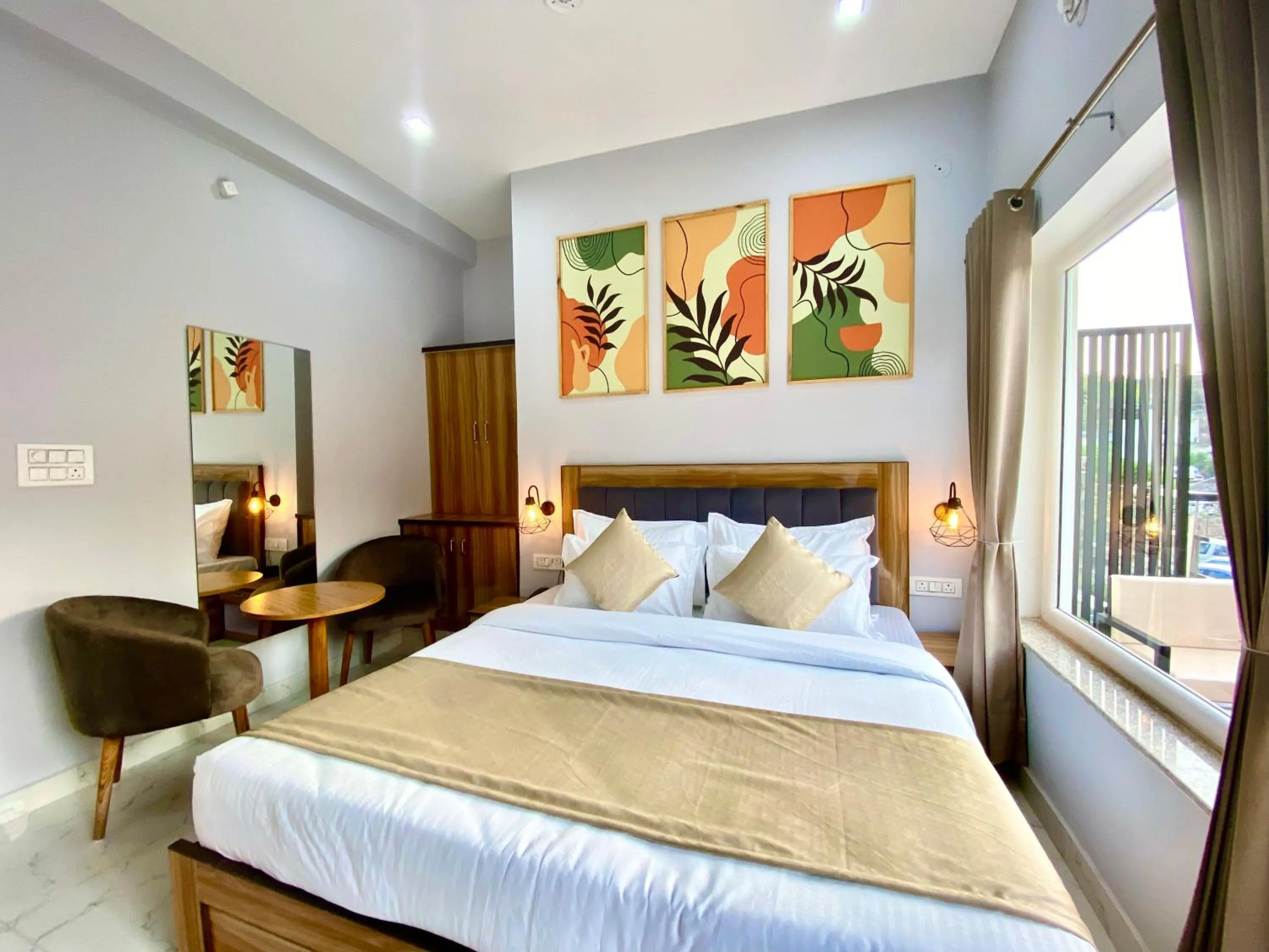 Bed in Hotel Wraveler Inn