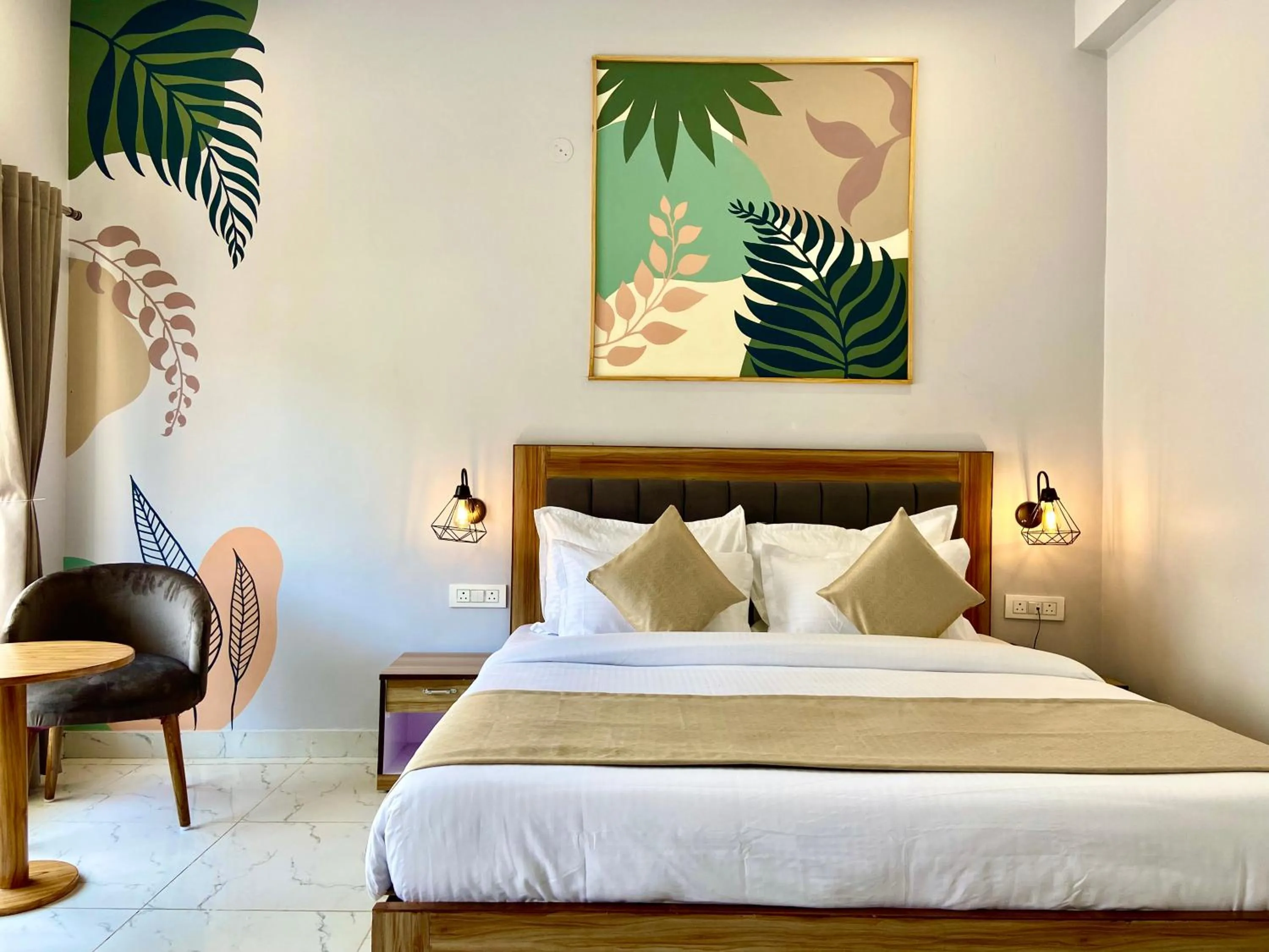 Bed in Hotel Wraveler Inn