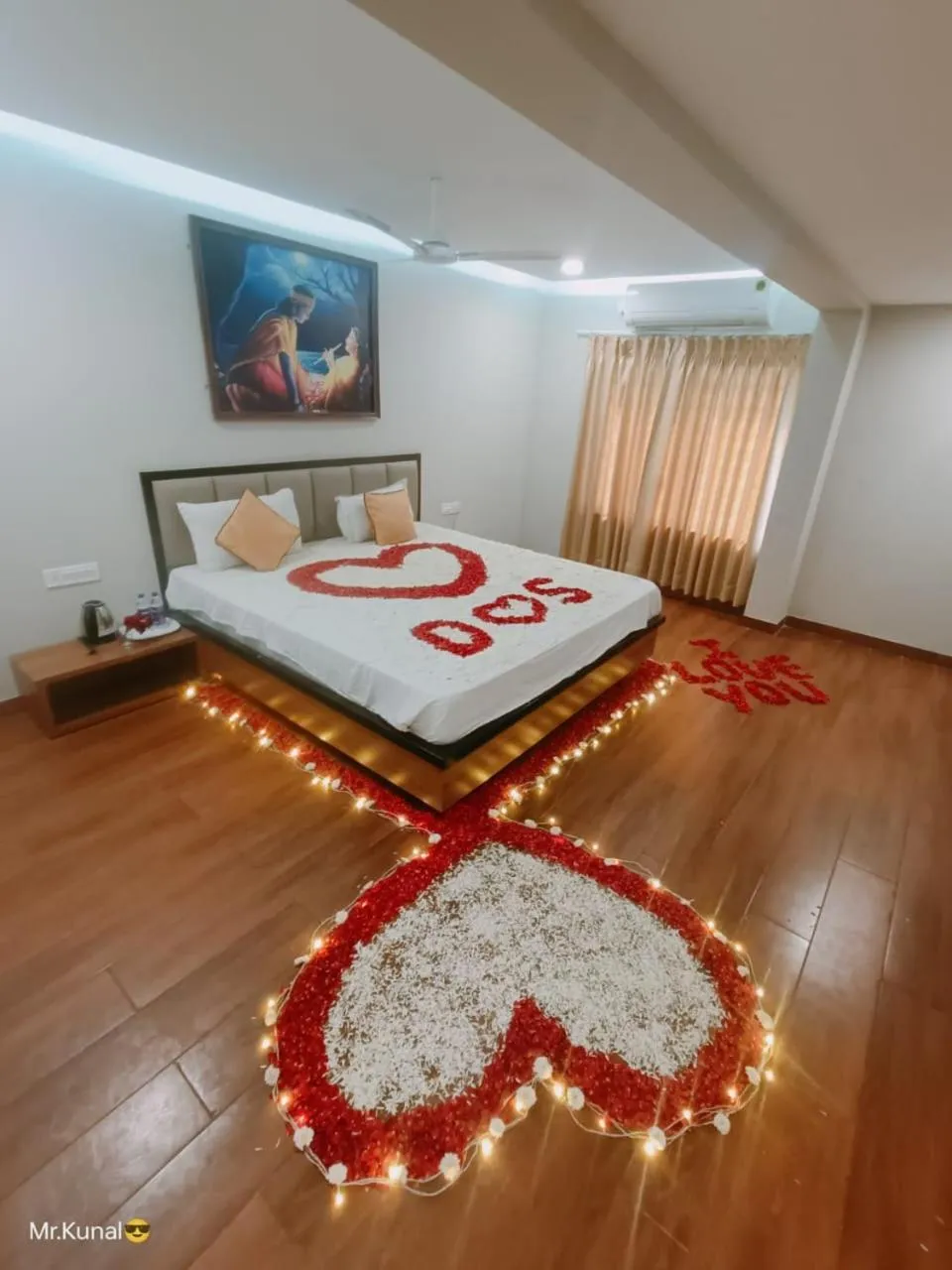 Bed in VOV Hotels Vijayapura