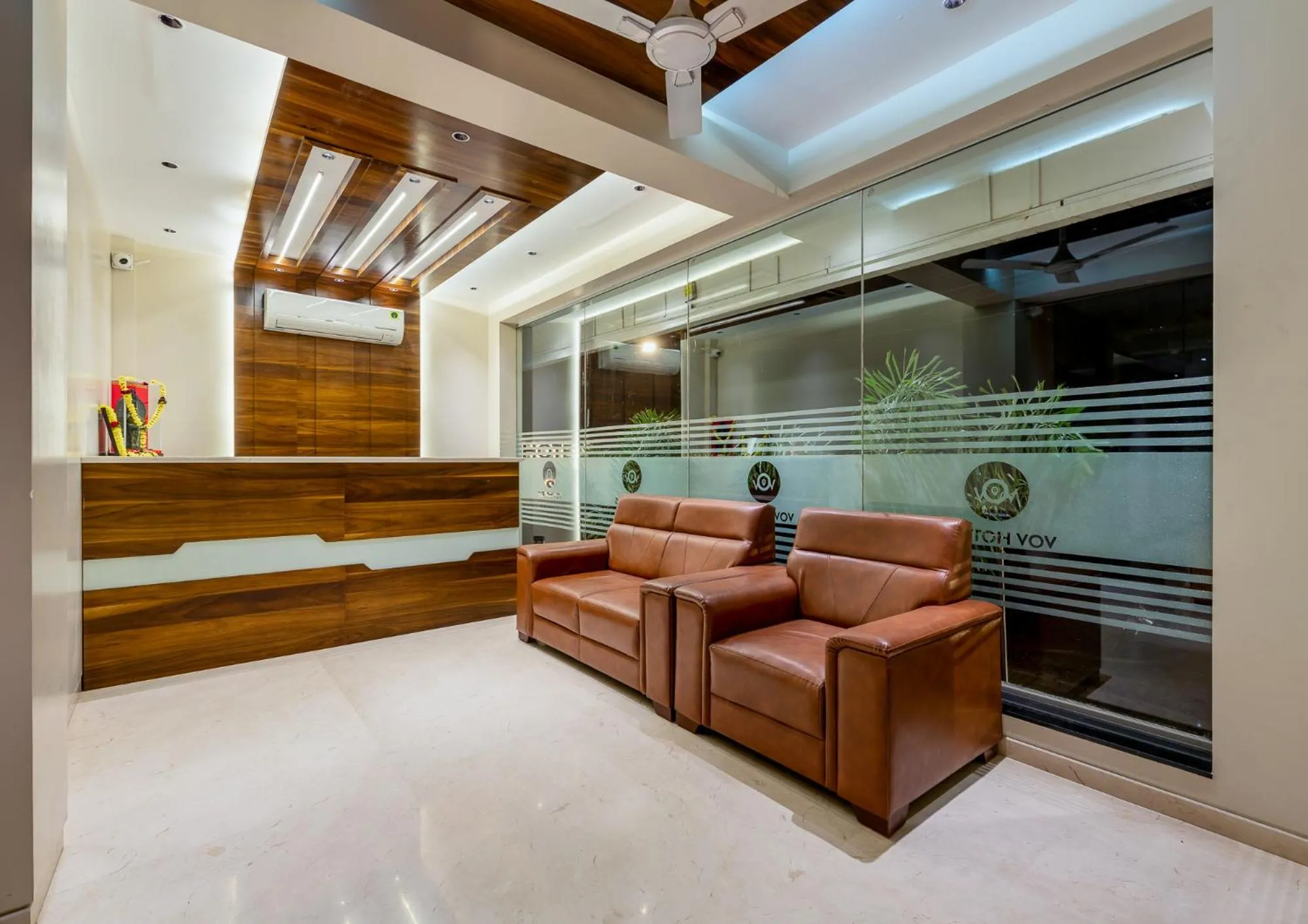 Lobby or reception in VOV Hotels Vijayapura