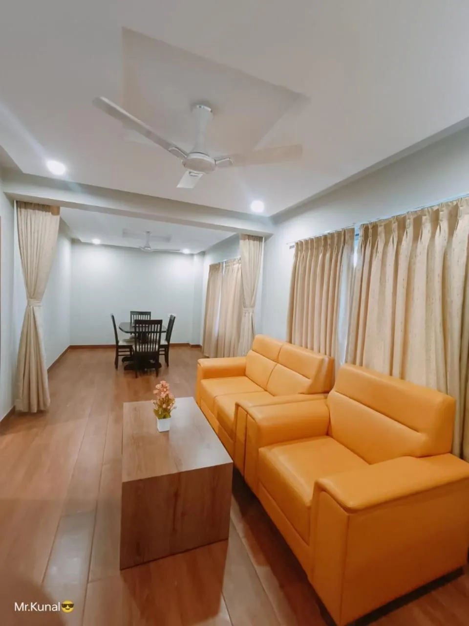 Seating area in VOV Hotels Vijayapura