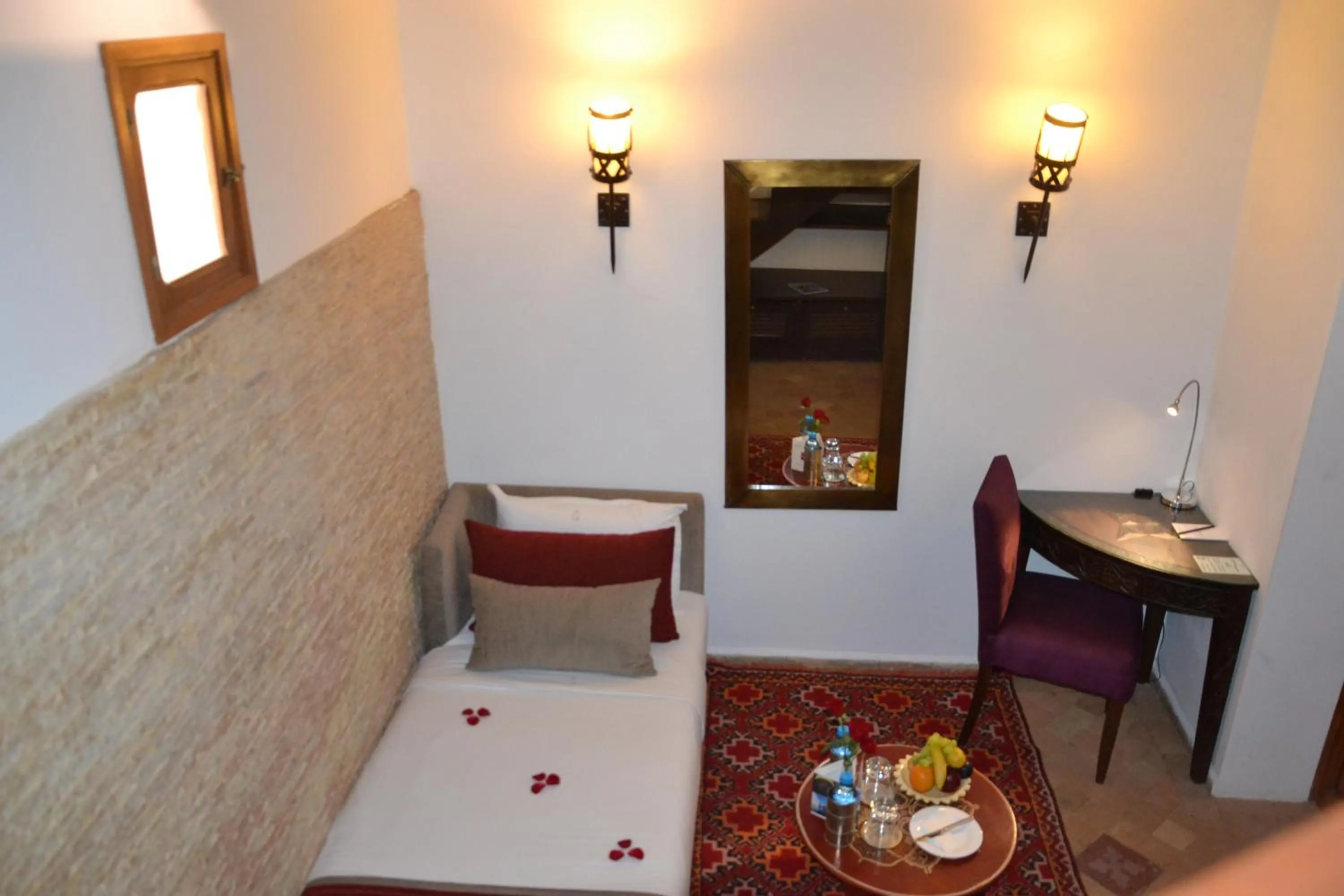 Seating area in Riad Kalaa