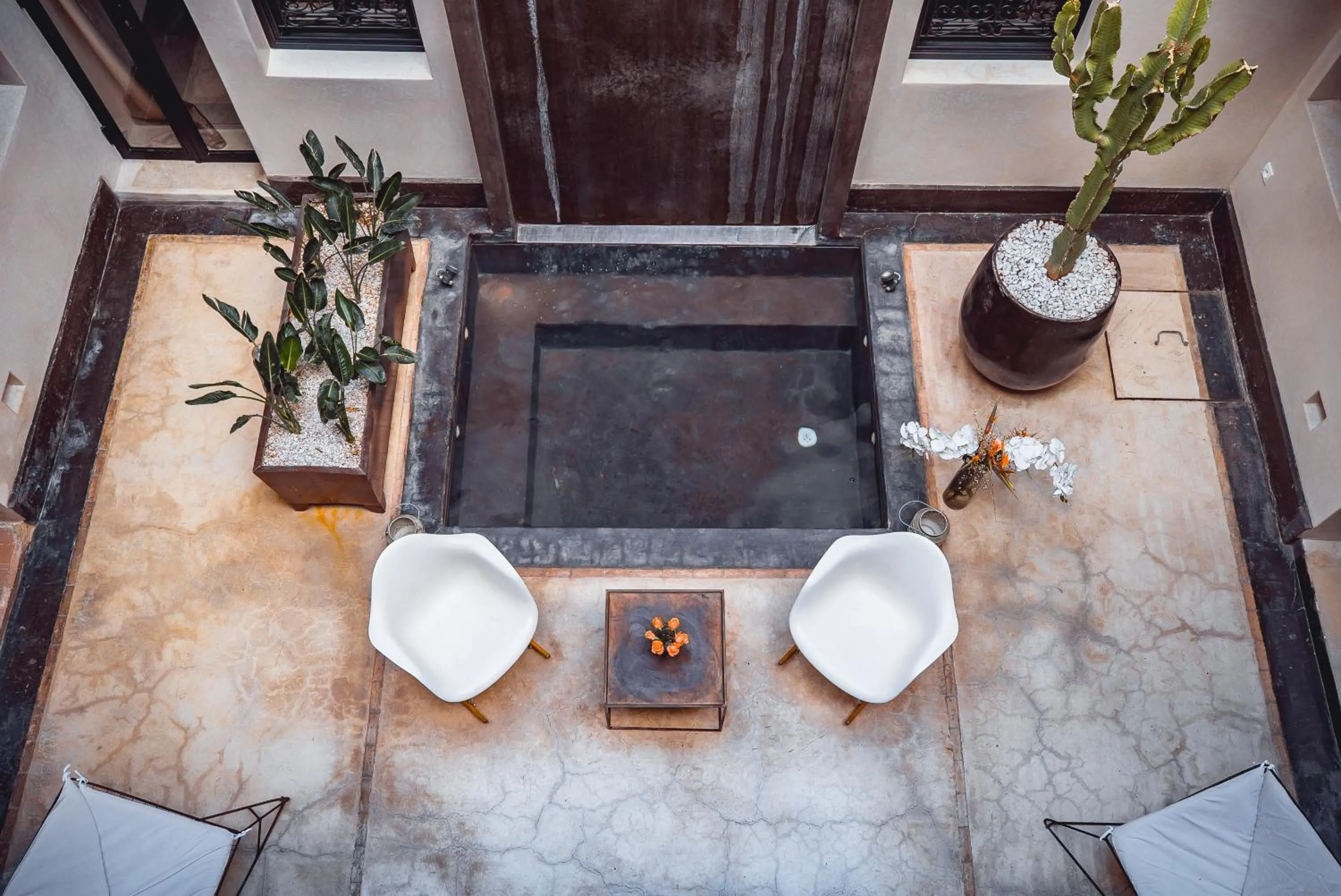 Bird's eye view in Ambre Epices Medina Riad