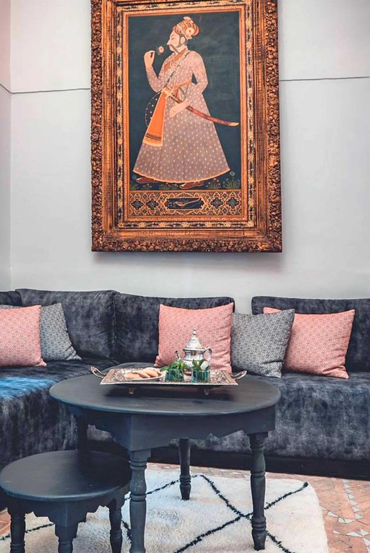 Living room in Ambre Epices Medina Riad