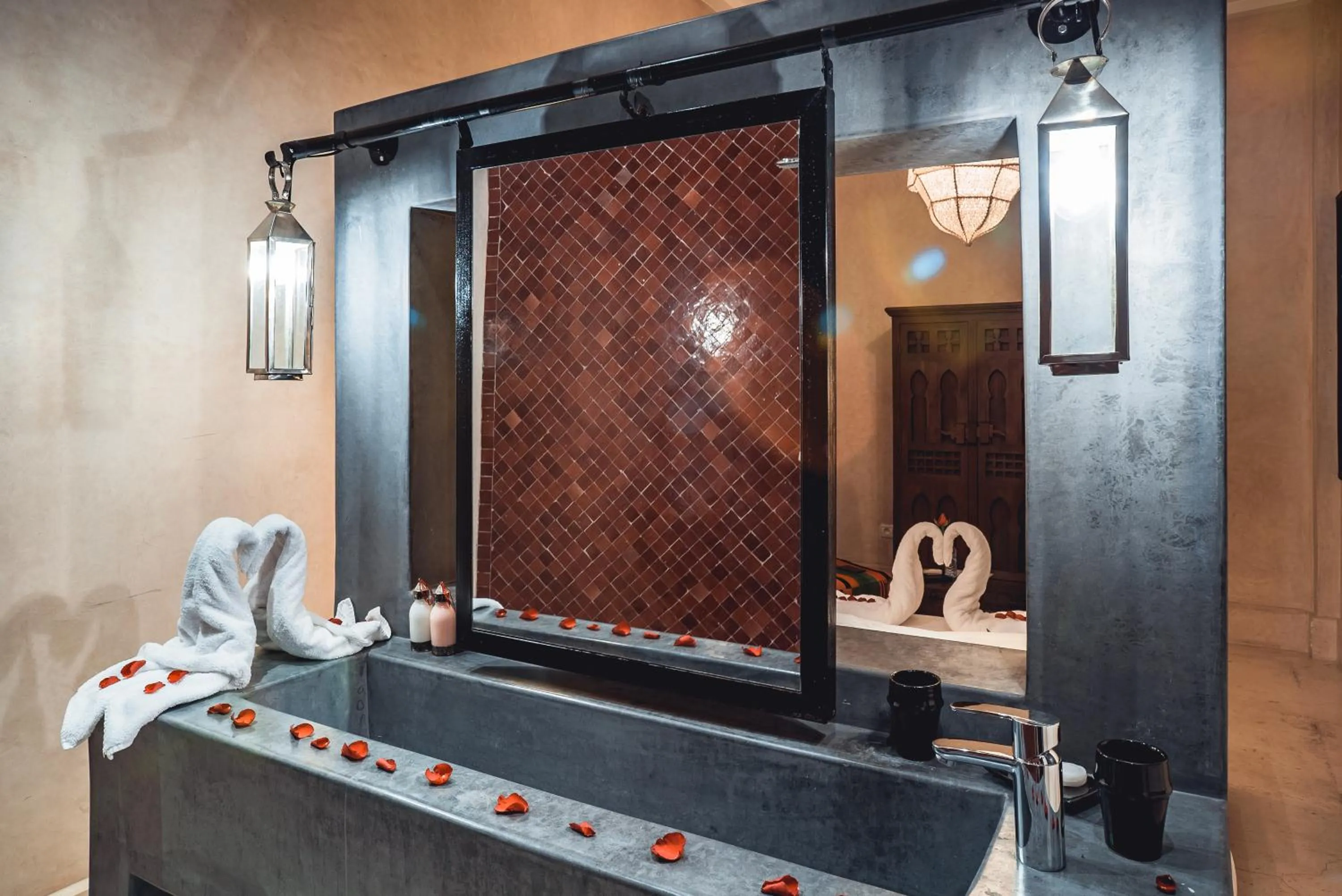 Bathroom in Ambre Epices Medina Riad