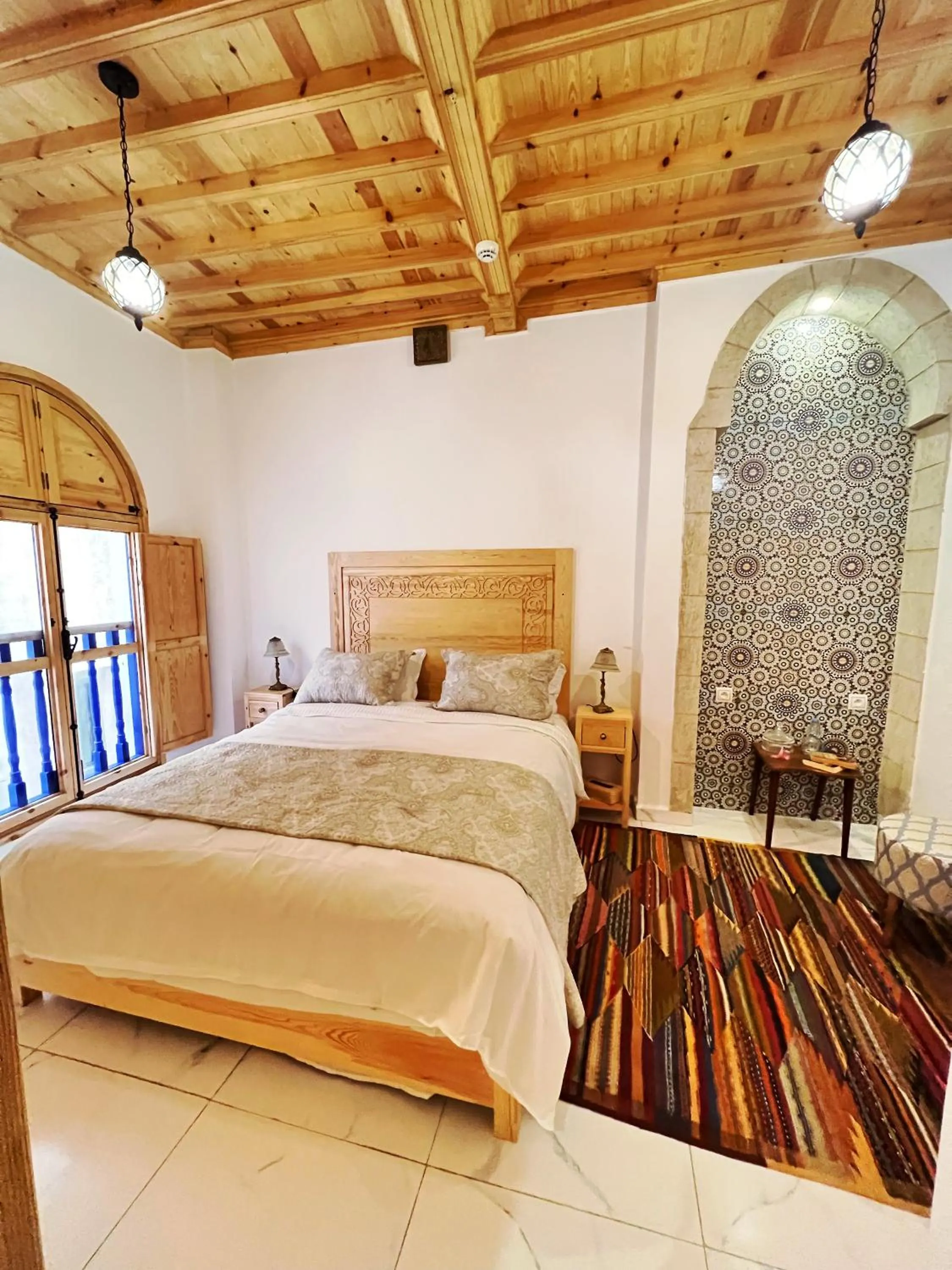 Bed in Riad Al Manara