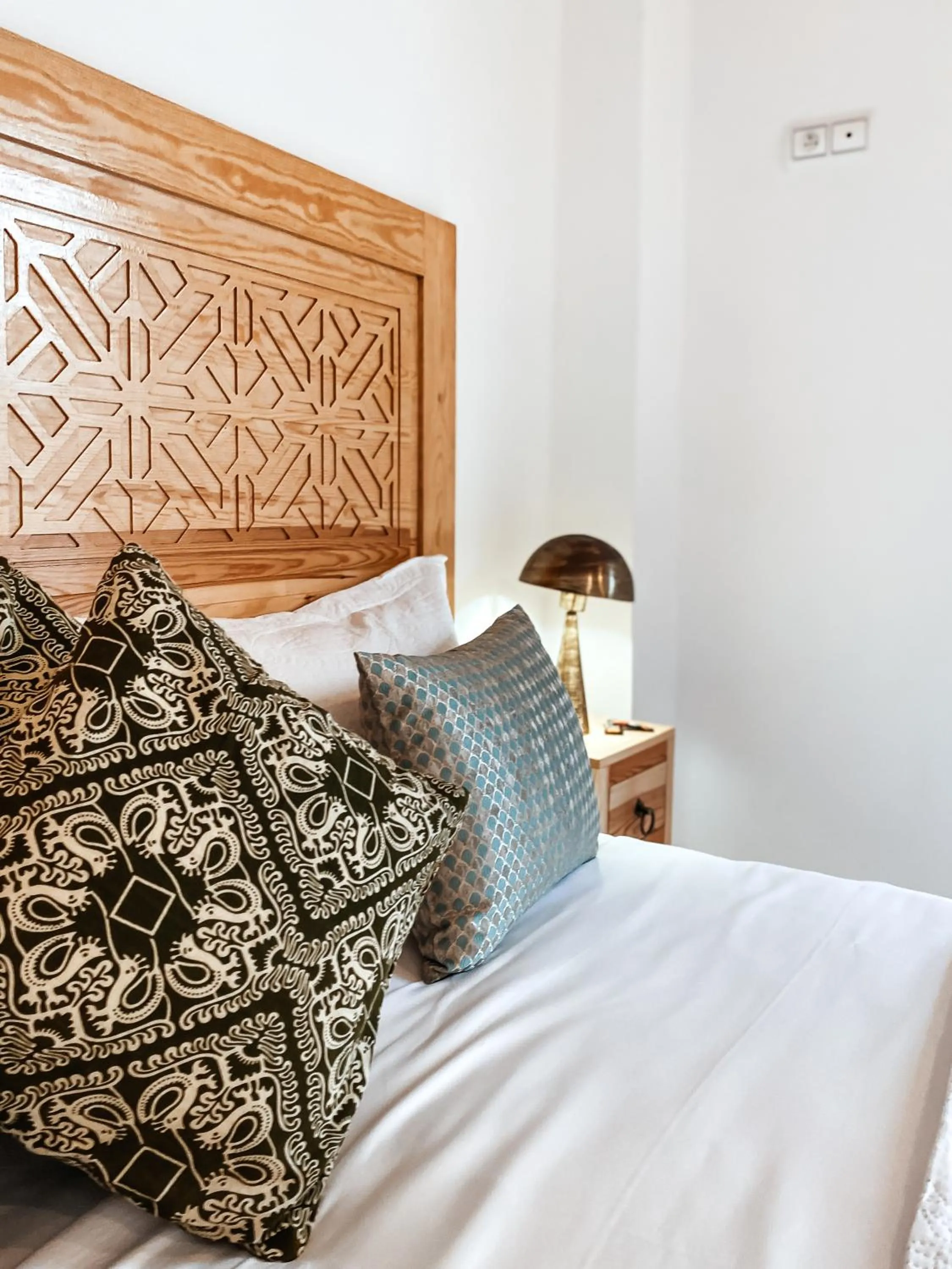 Bed in Riad Al Manara