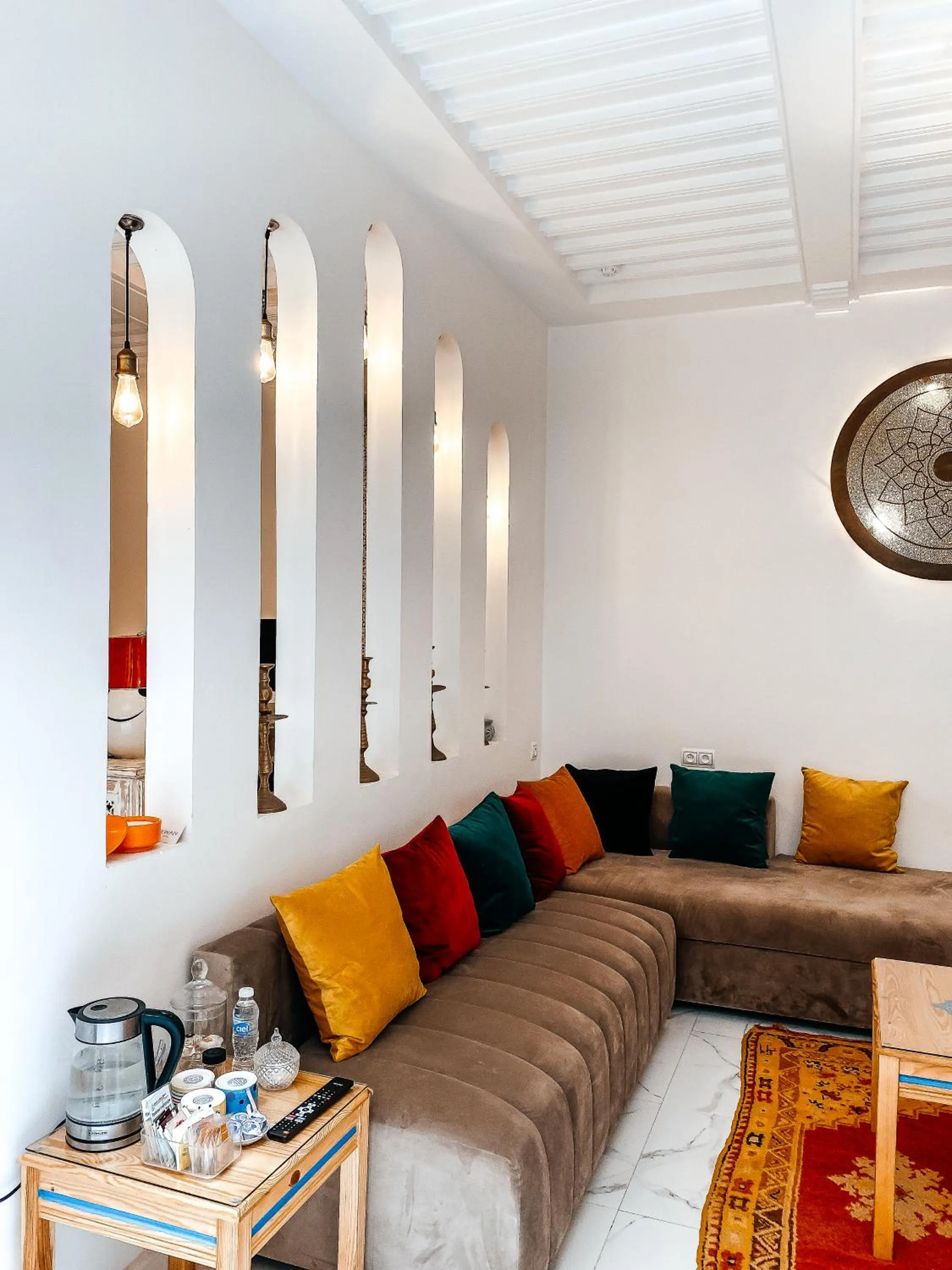 Communal lounge/ TV room in Riad Al Manara