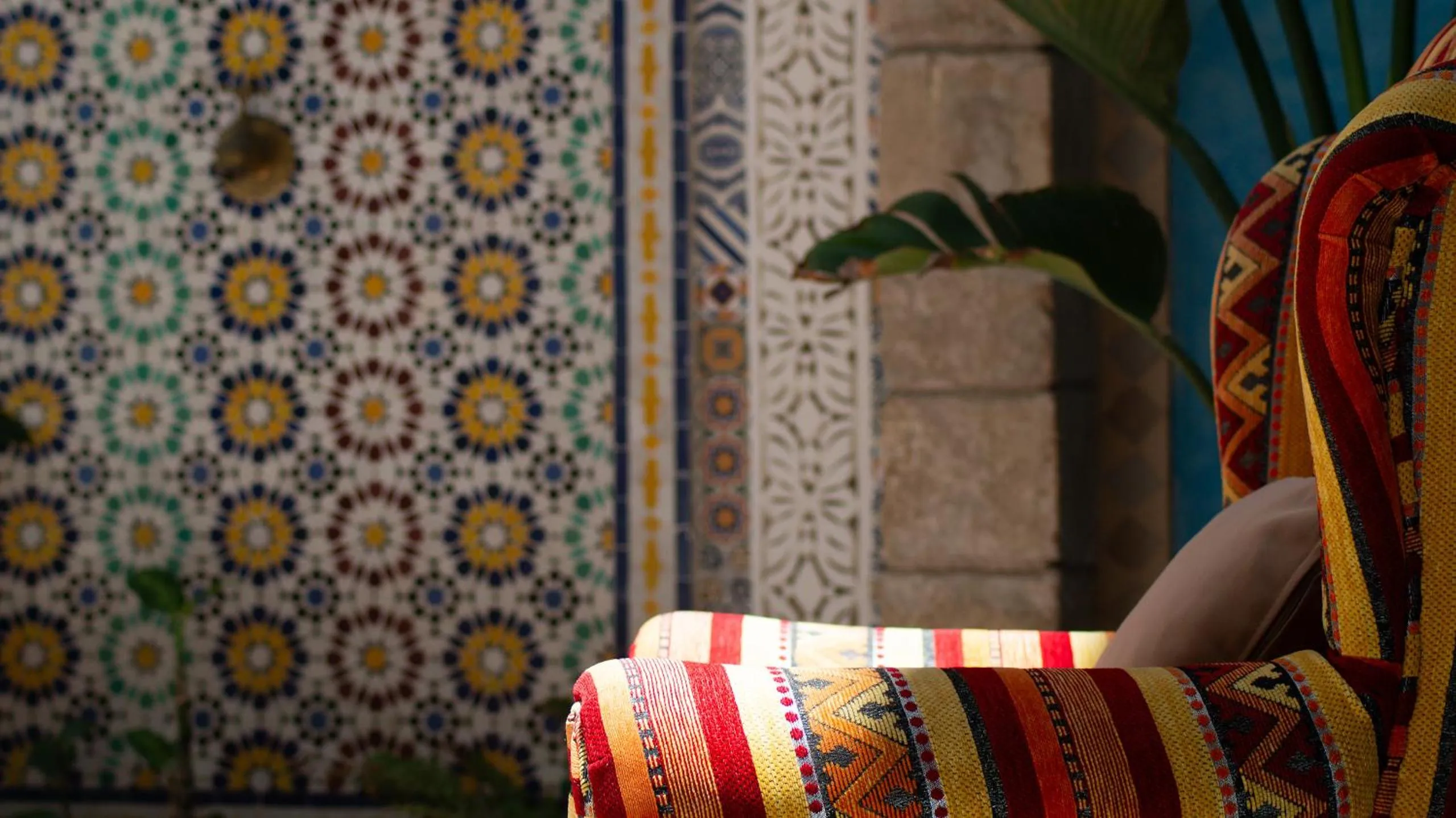 Living room in Riad Al Manara