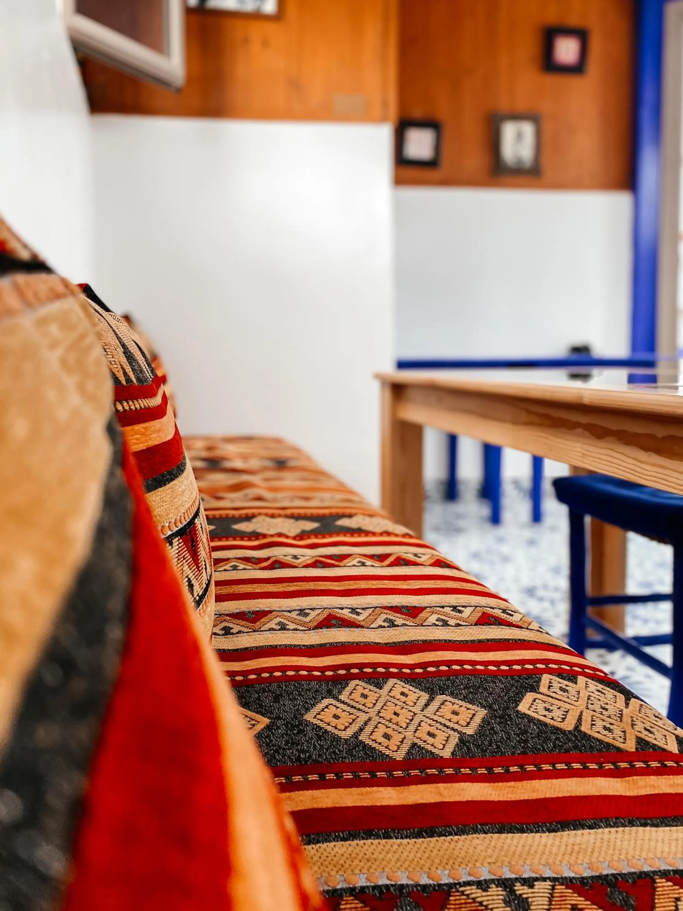 Decorative detail, Bed in Riad Al Manara