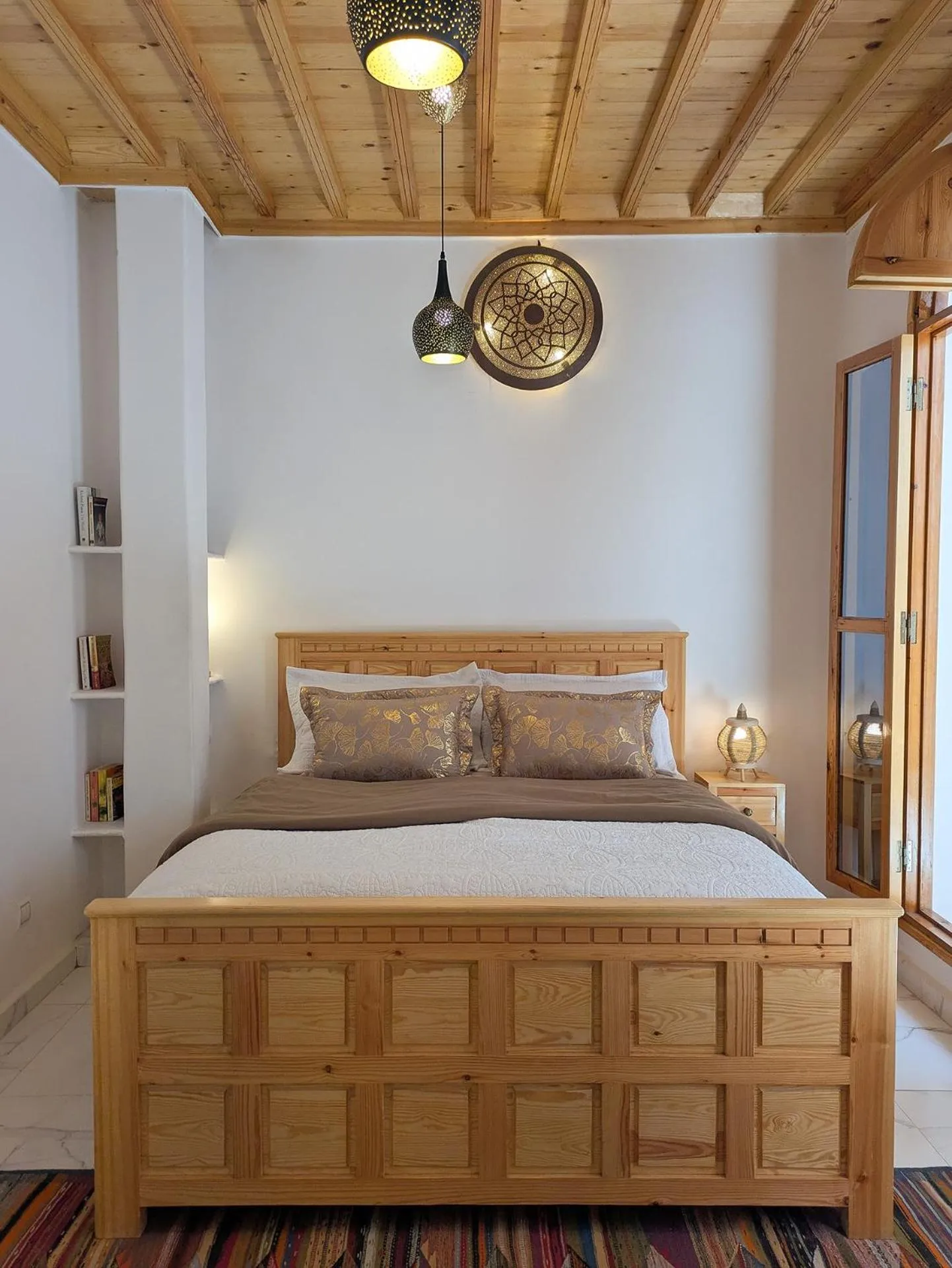 Bed in Riad Al Manara