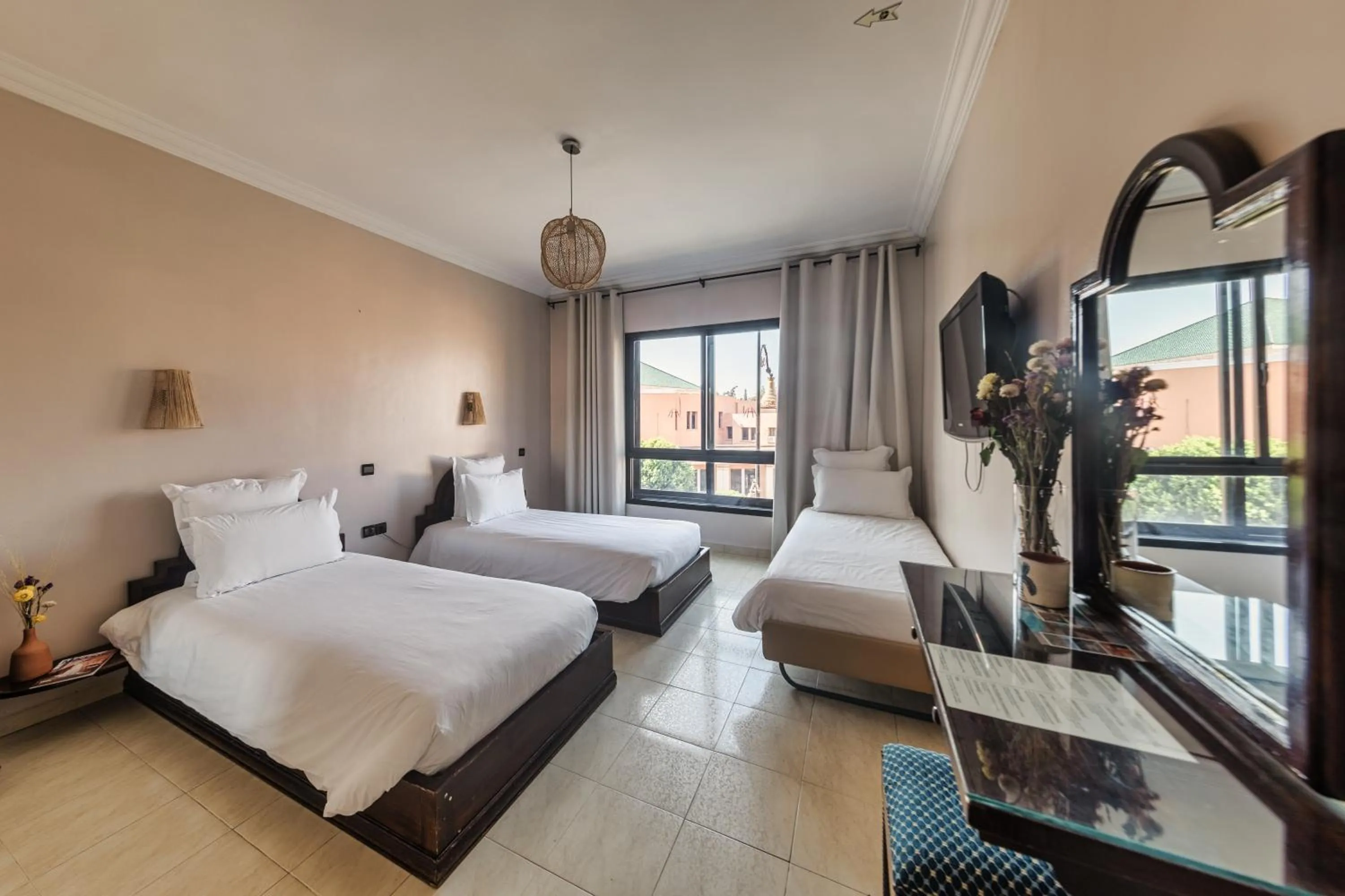 Bed in Amani Hotel Suites & Spa