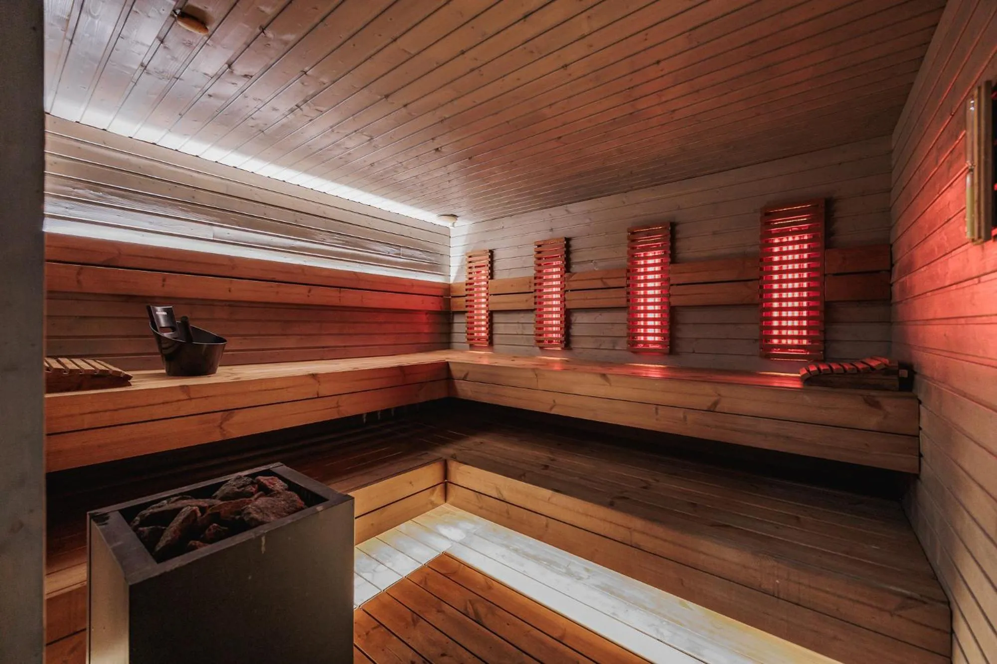 Sauna in Versus Hotel