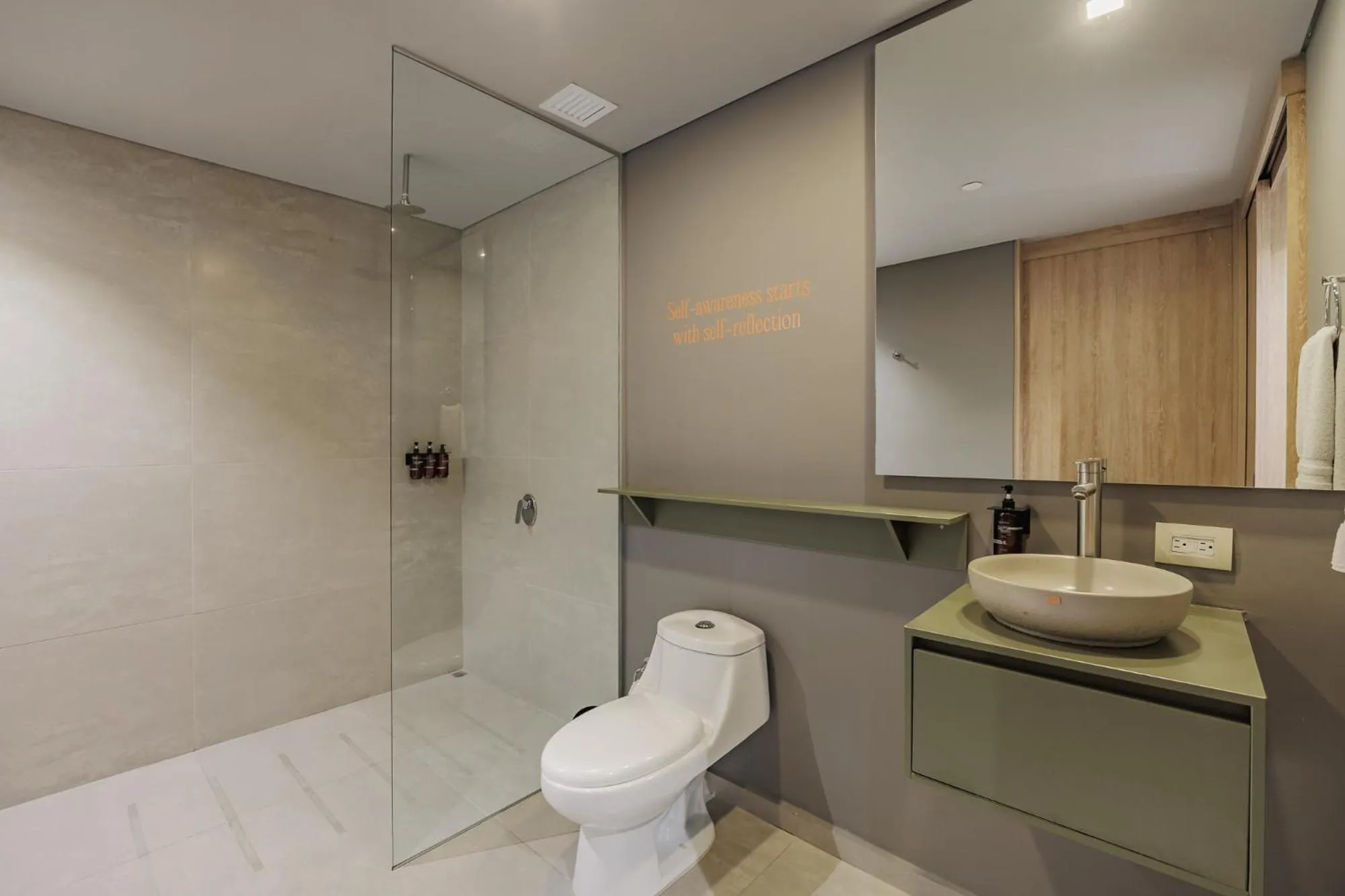 Bathroom in Versus Hotel