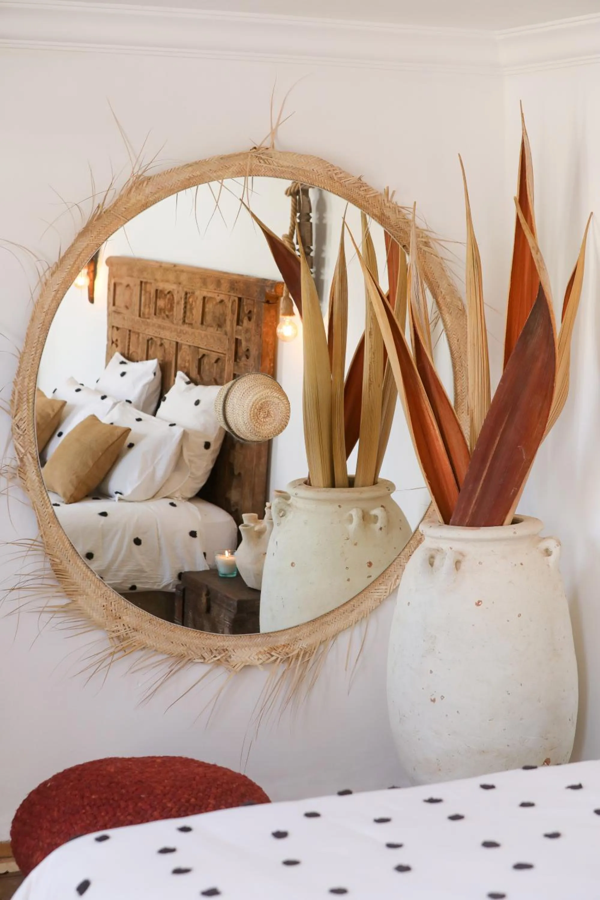 Decorative detail, Bed in Riad Anyssates