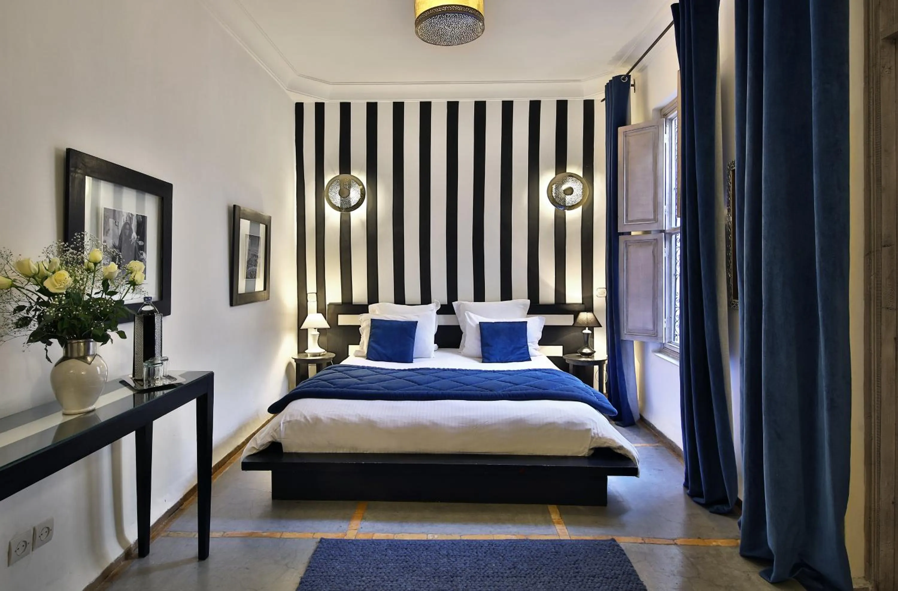 Bed in Riad Anyssates