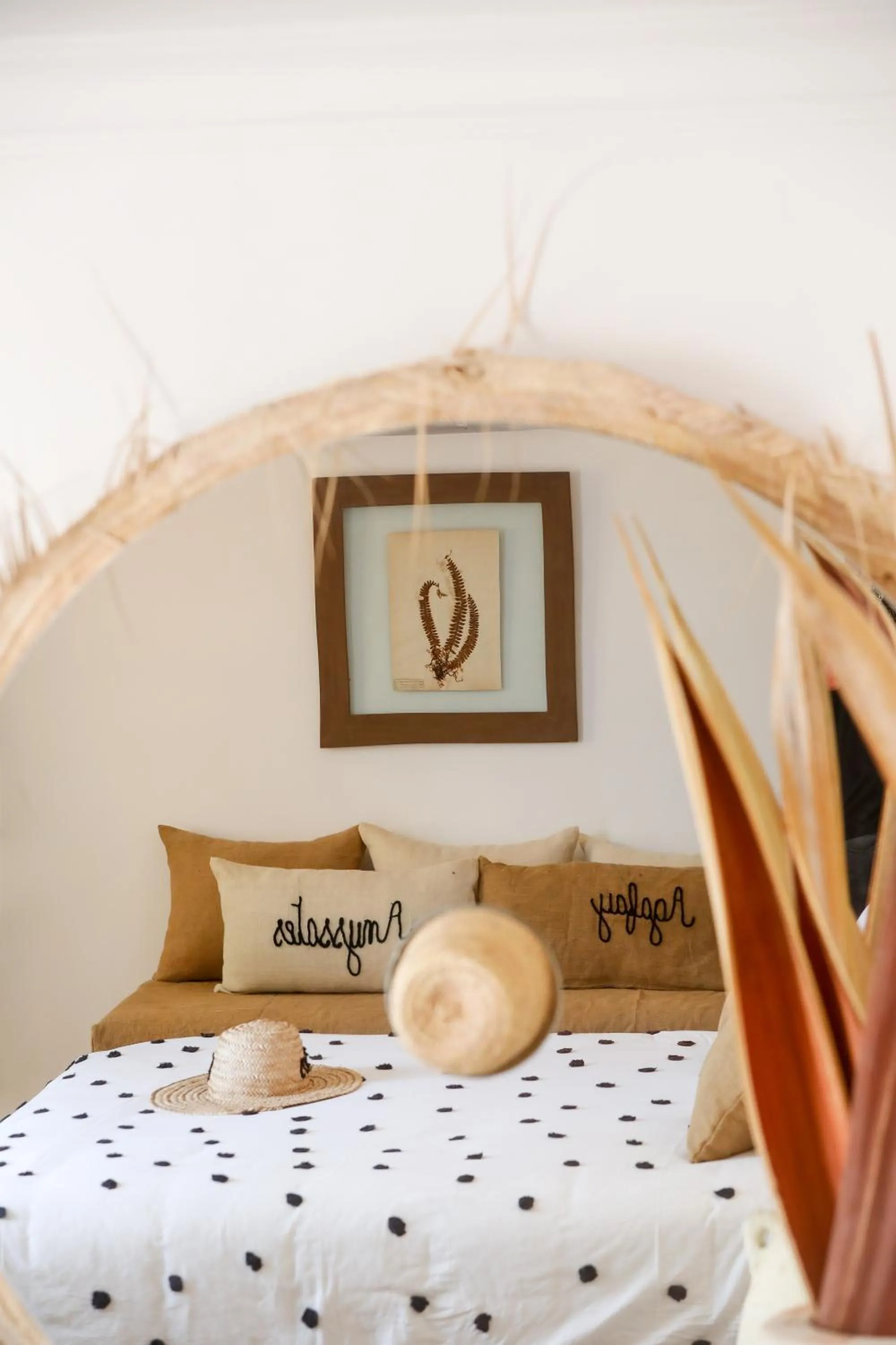 Bed in Riad Anyssates