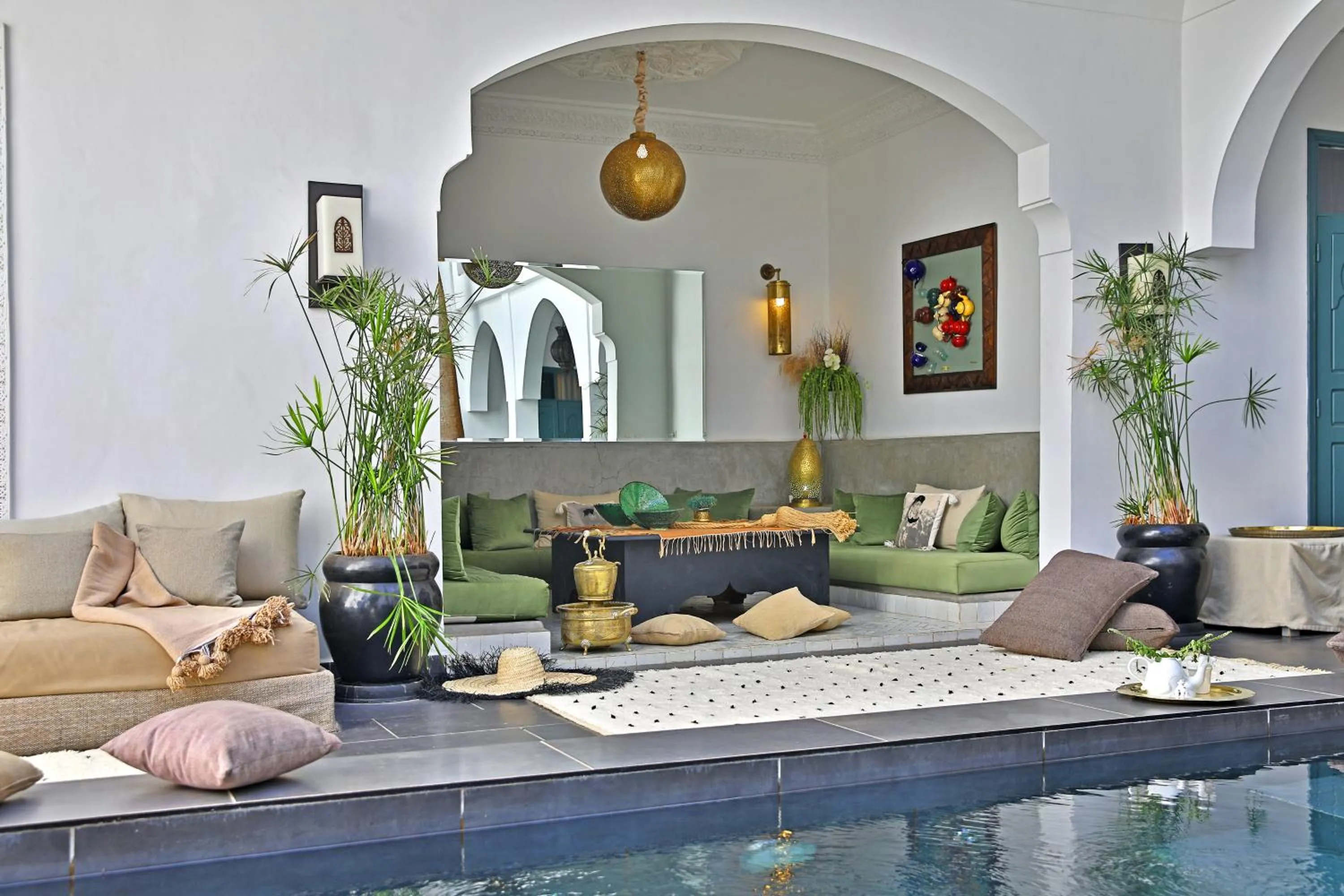 Patio in Riad Anyssates